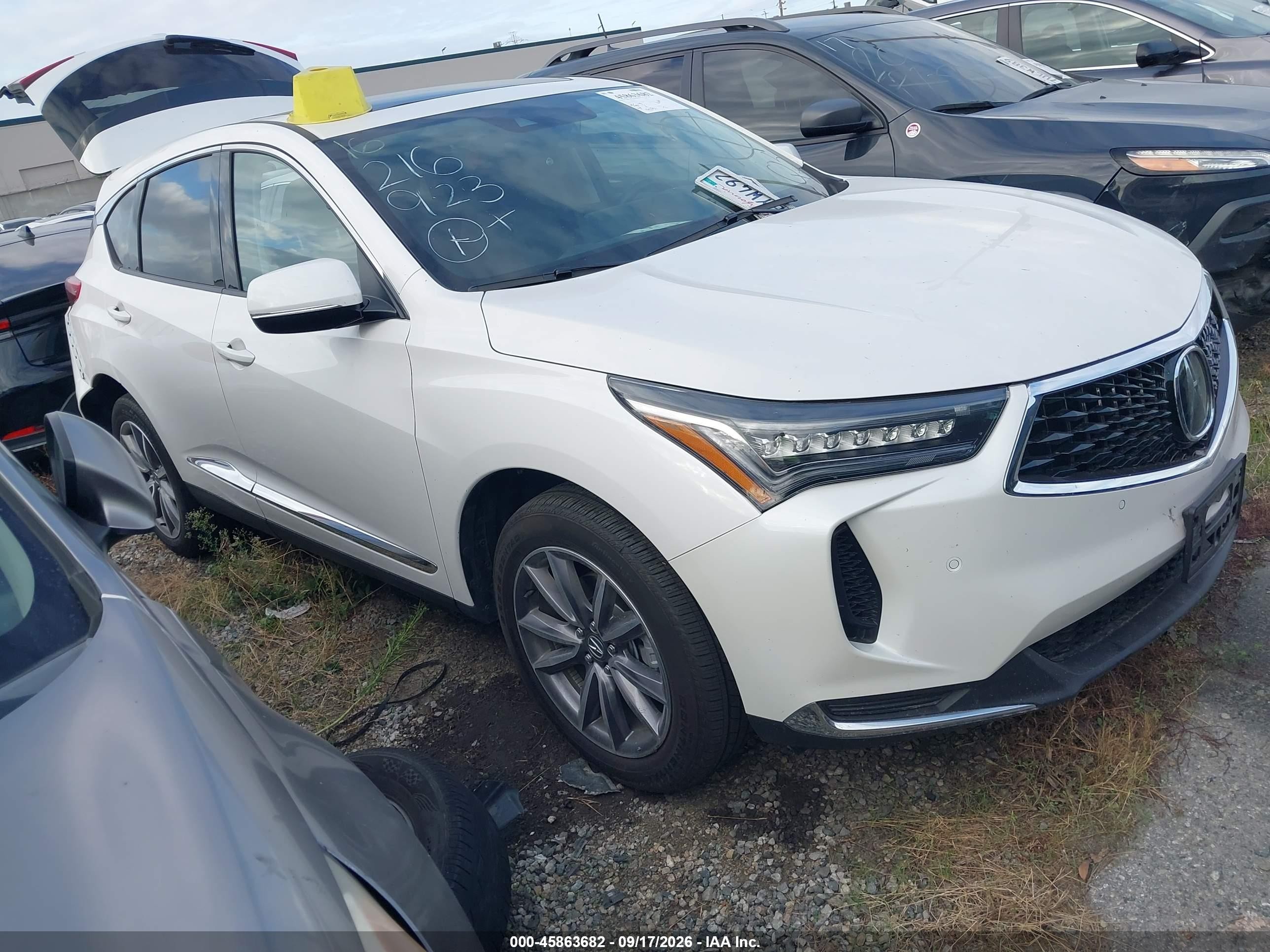 2023 Acura RDX VIN 5J8TC1H56PL001576 — IAAI salvage auction photo