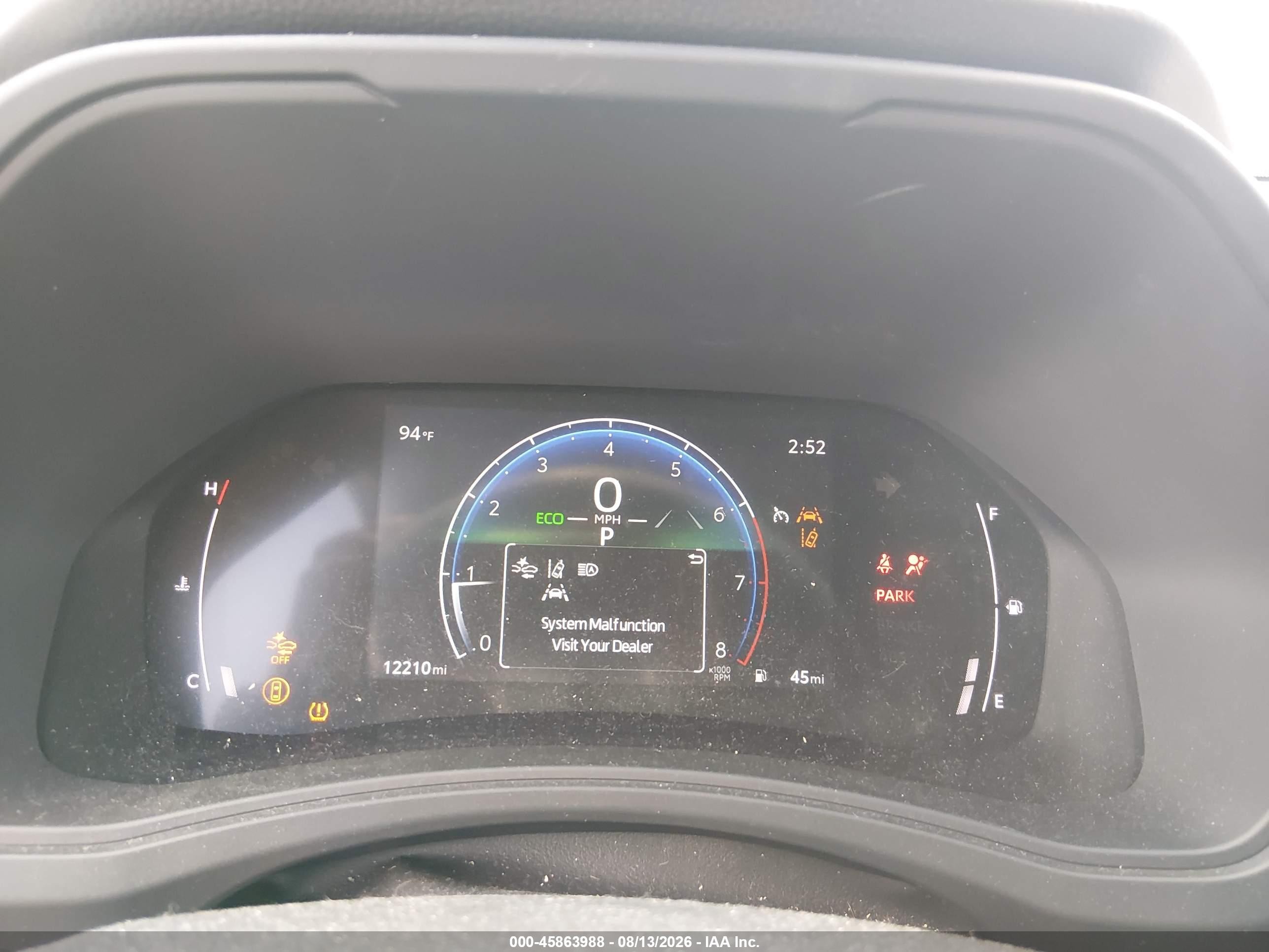 2024 Toyota Highlander VIN 5TDAAAA54RS011062 IAAI salvage auction — Front End, Salvage (Louisiana), sold $19,500 on 2026-09-05 (photo 7)