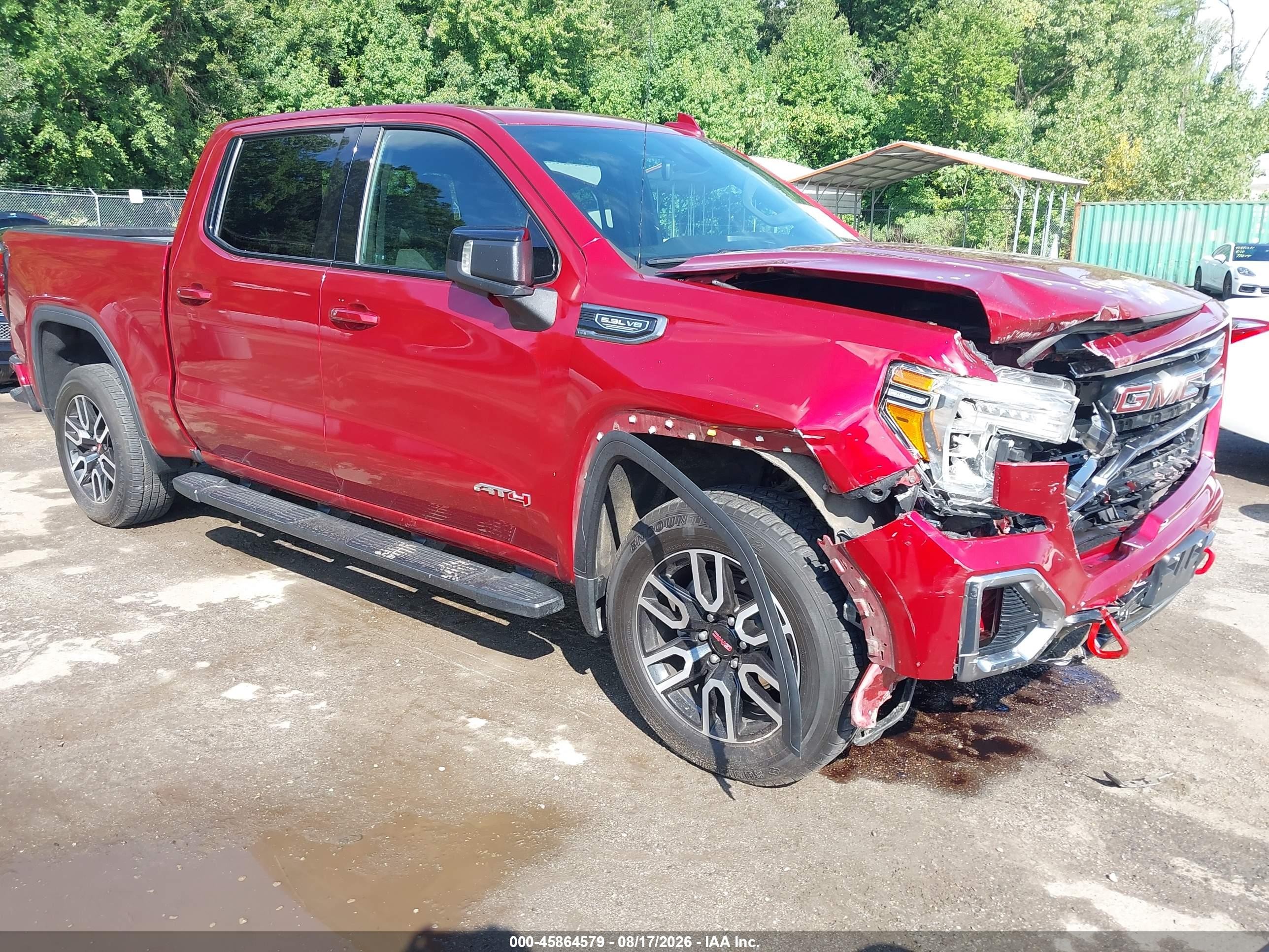 2019 GMC Sierra 1500 VIN 1GTP9EED4KZ312107 — IAAI salvage auction photo