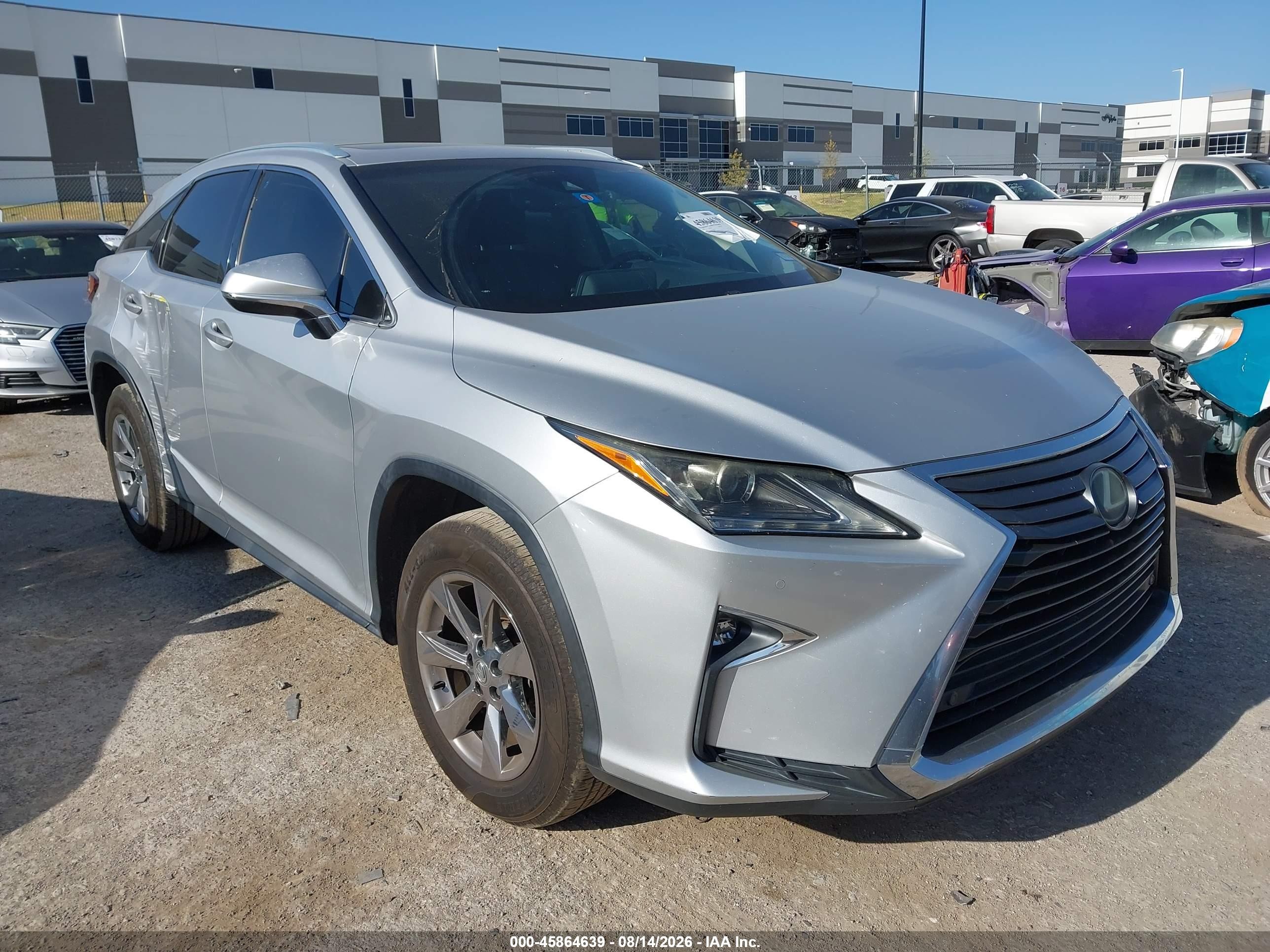 2017 Lexus RX 350 VIN 2T2ZZMCA7HC045653 — IAAI salvage auction photo