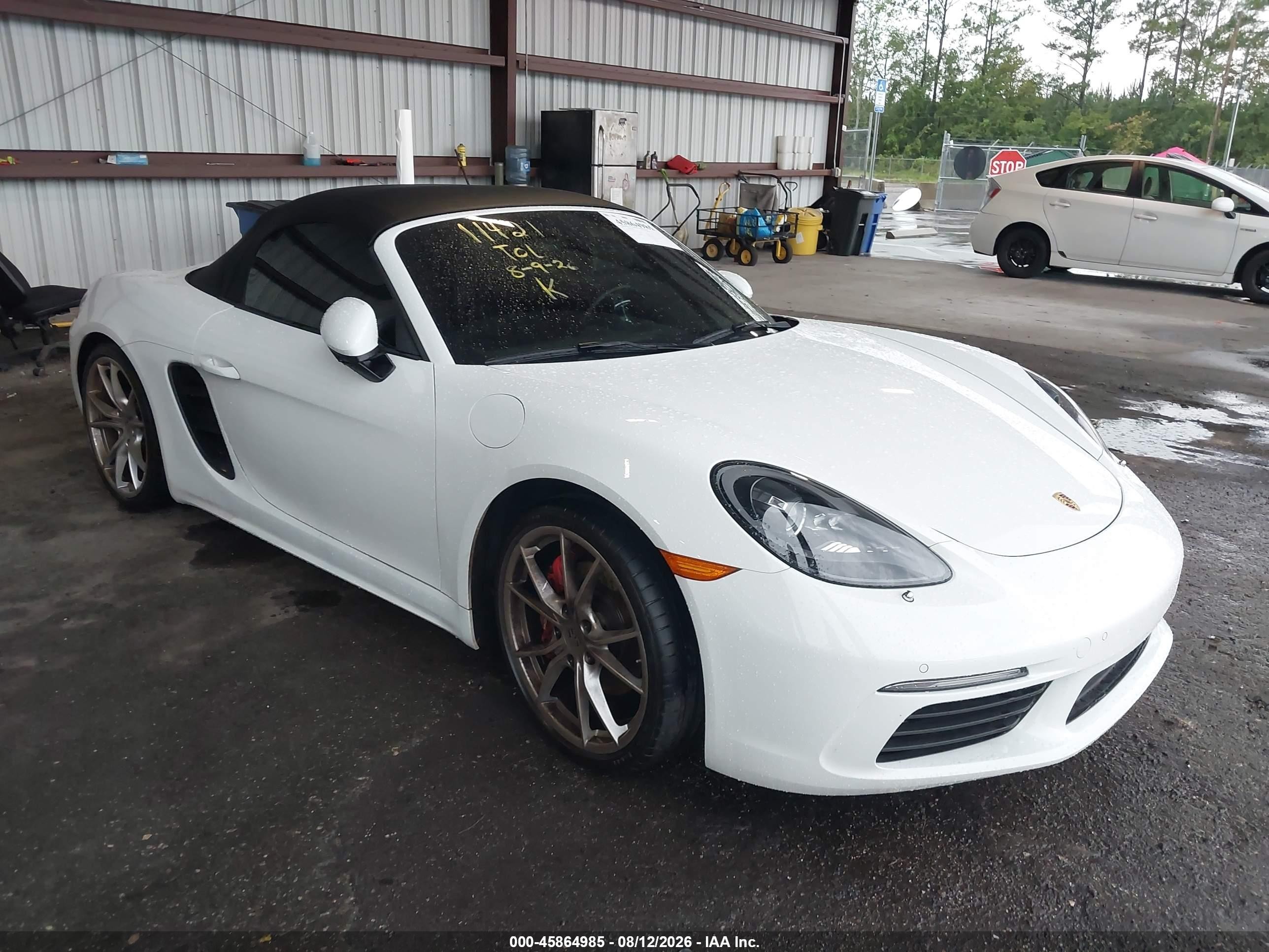 2017 Porsche 718 Boxster VIN WP0CB2A83HS241171 — IAAI salvage auction photo