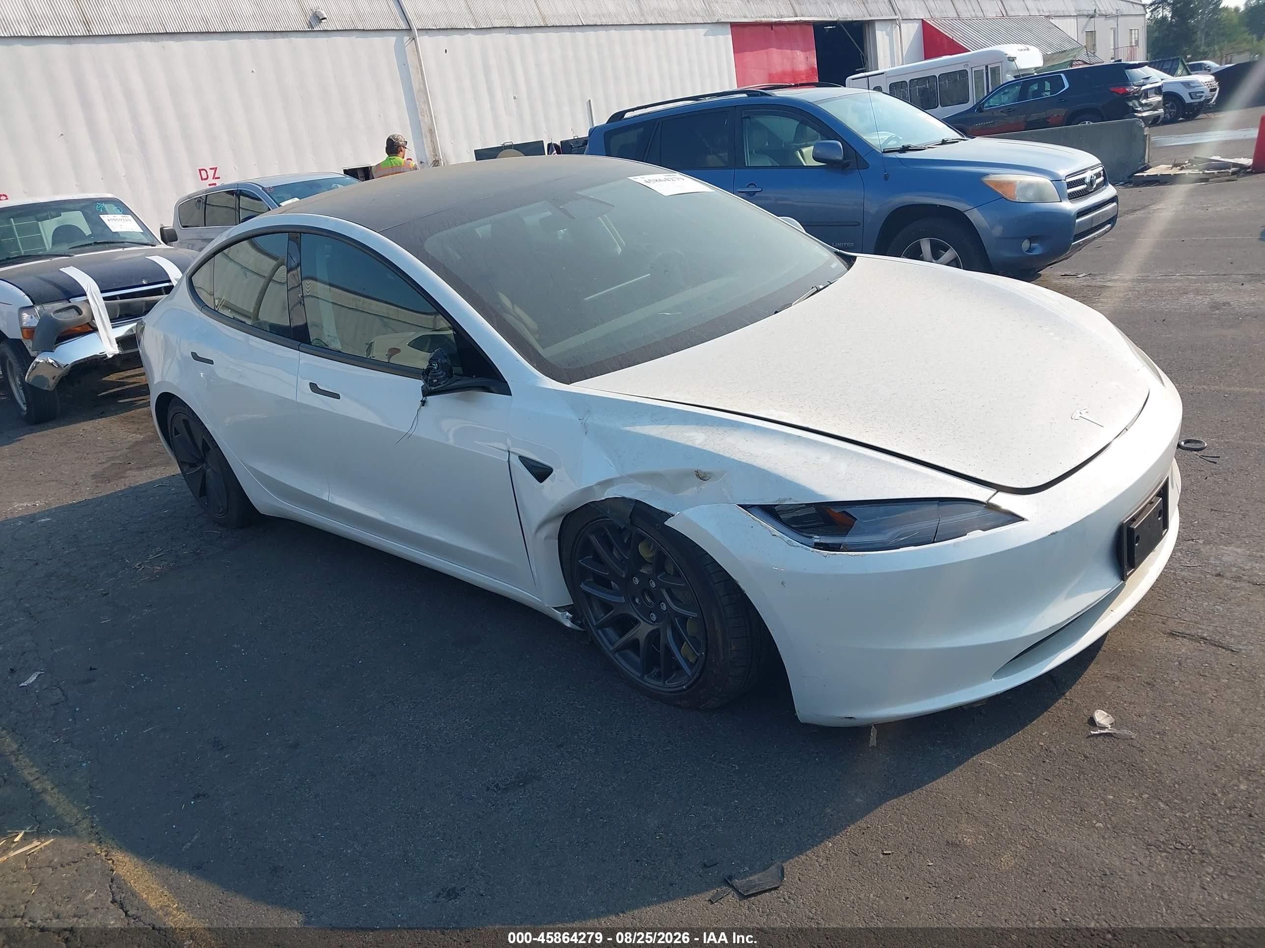 2025 Tesla Model 3 VIN 5YJ3E1EA7SF988467 — IAAI salvage auction photo