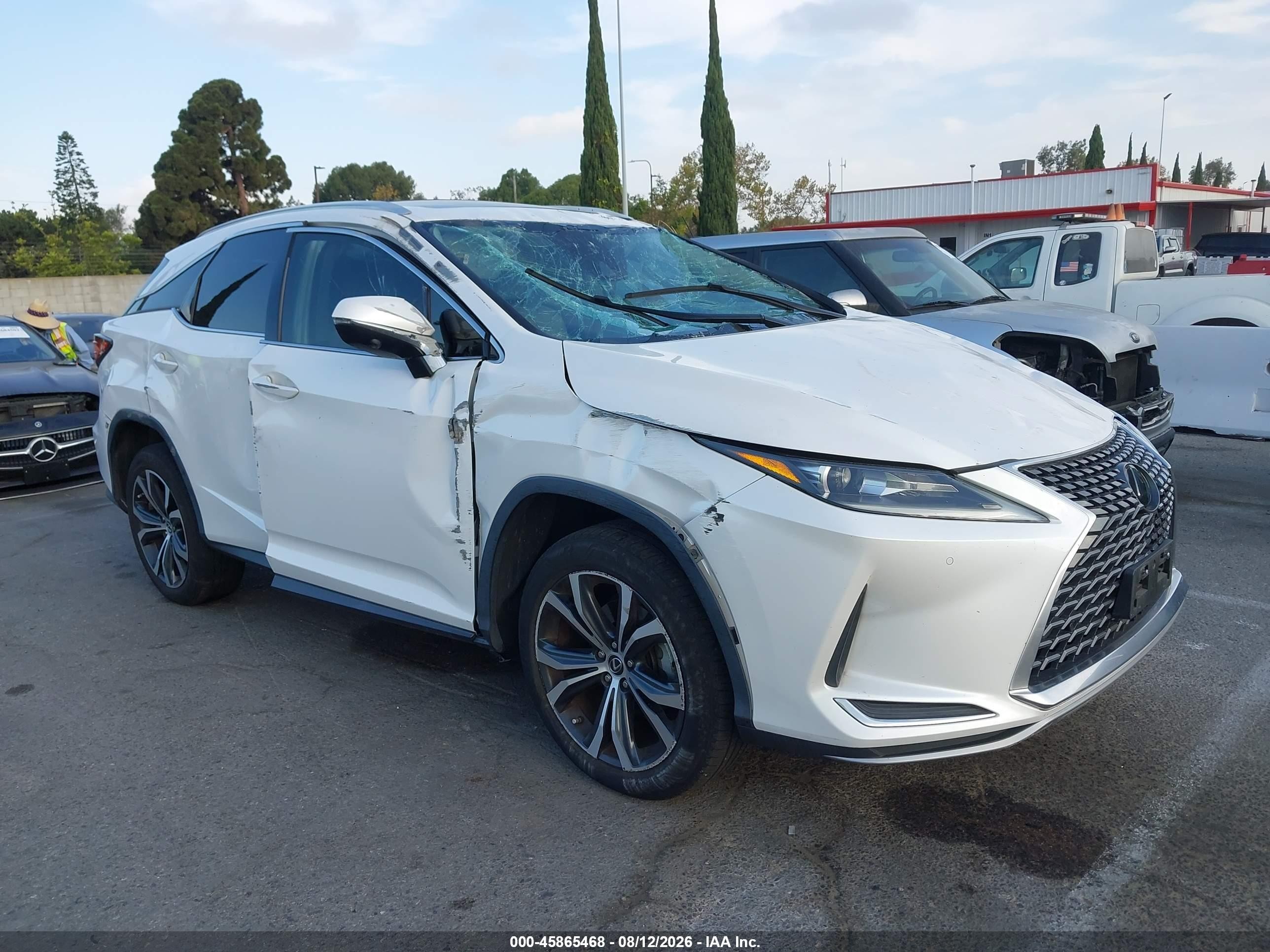 2021 Lexus RX 350 VIN 2T2HZMAA3MC190567 — IAAI salvage auction photo