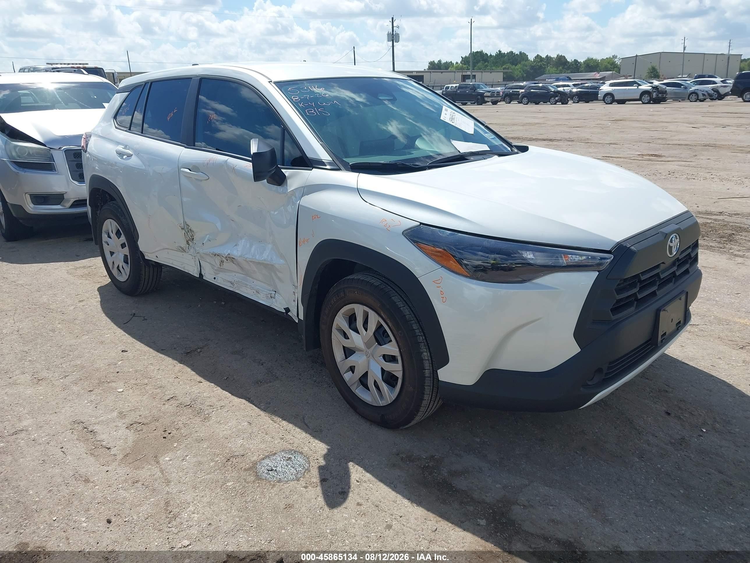 2026 Toyota Corolla Cross VIN 7MUAAAAG4TV195644 — IAAI salvage auction photo