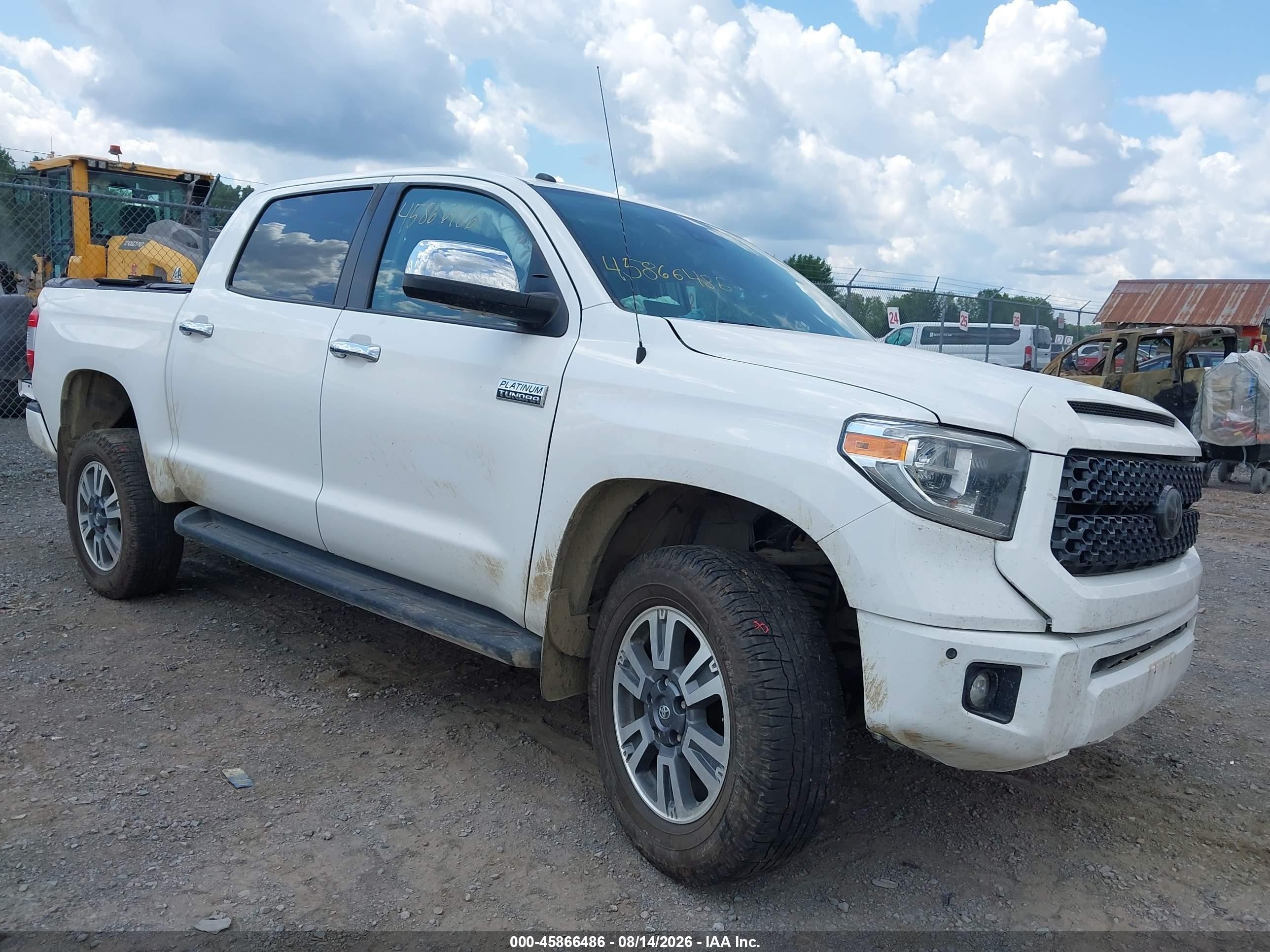 2019 Toyota Tundra VIN 5TFAY5F17KX864242 — IAAI salvage auction photo