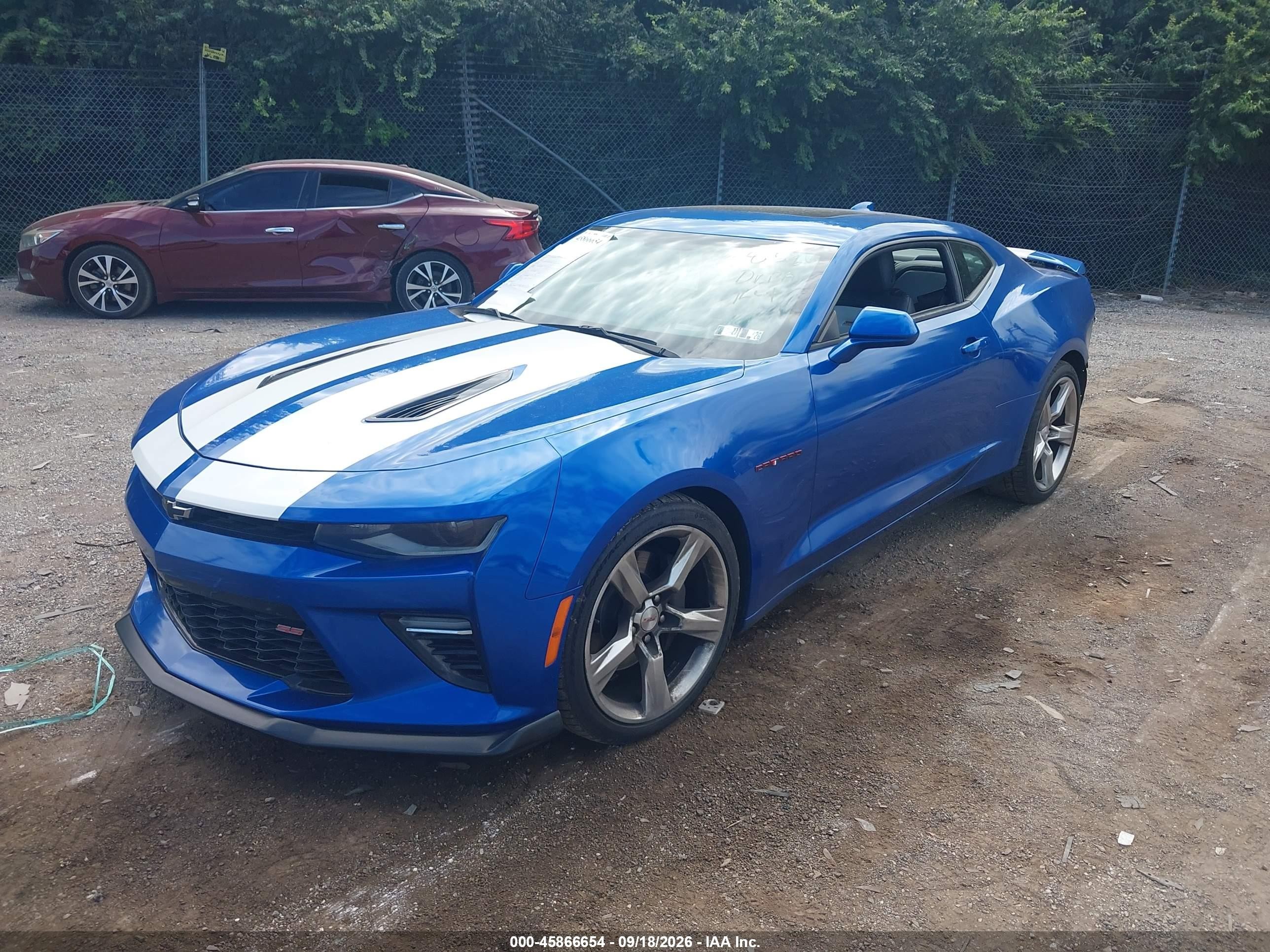 2018 Chevrolet Camaro VIN 1G1FH1R70J0118911 IAAI salvage auction — Unknown, Salvage (Pennsylvania), sold $13,800 on 2026-09-24 (photo 2)