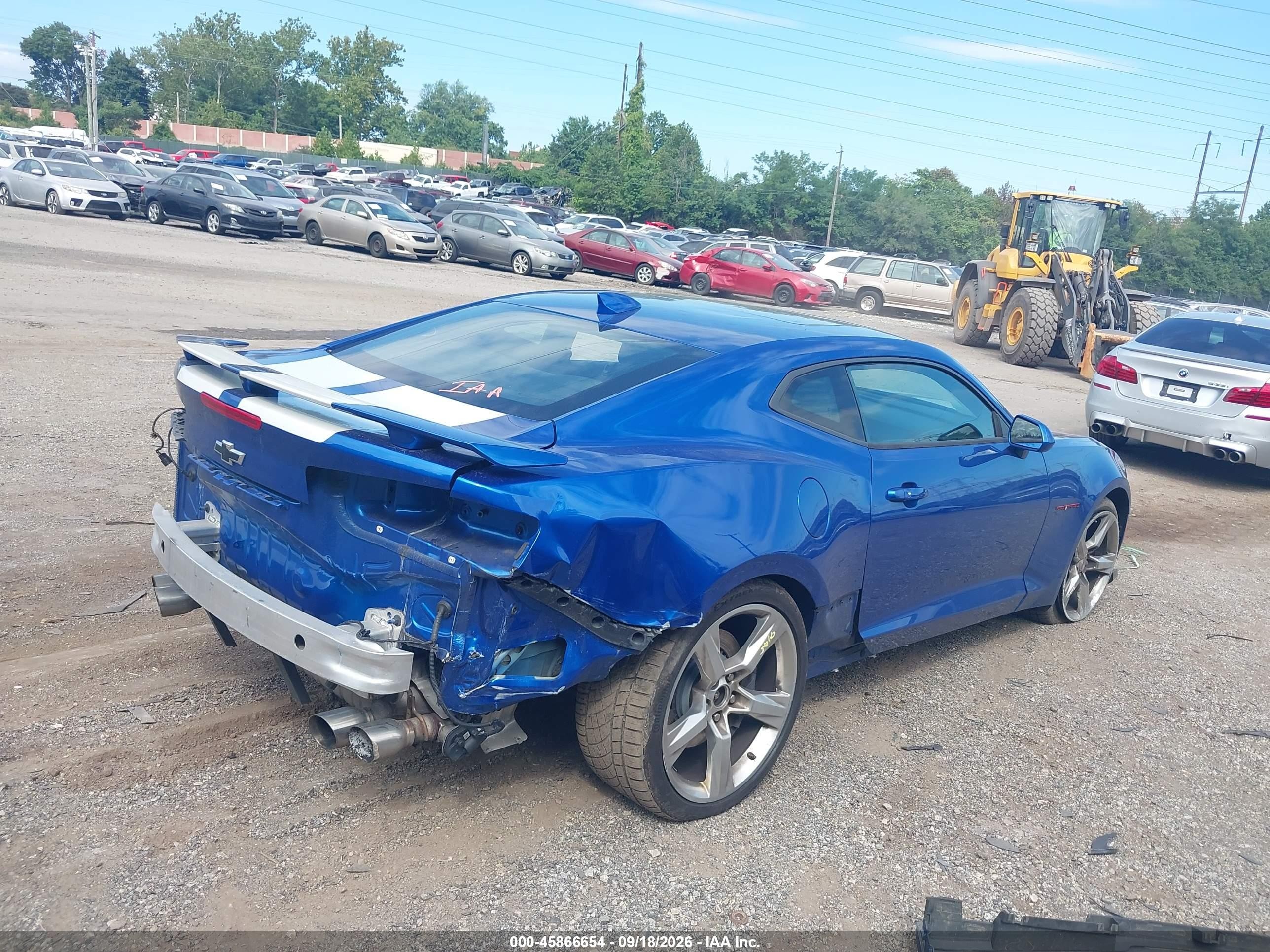 2018 Chevrolet Camaro VIN 1G1FH1R70J0118911 IAAI salvage auction — Unknown, Salvage (Pennsylvania), sold $13,800 on 2026-09-24 (photo 4)