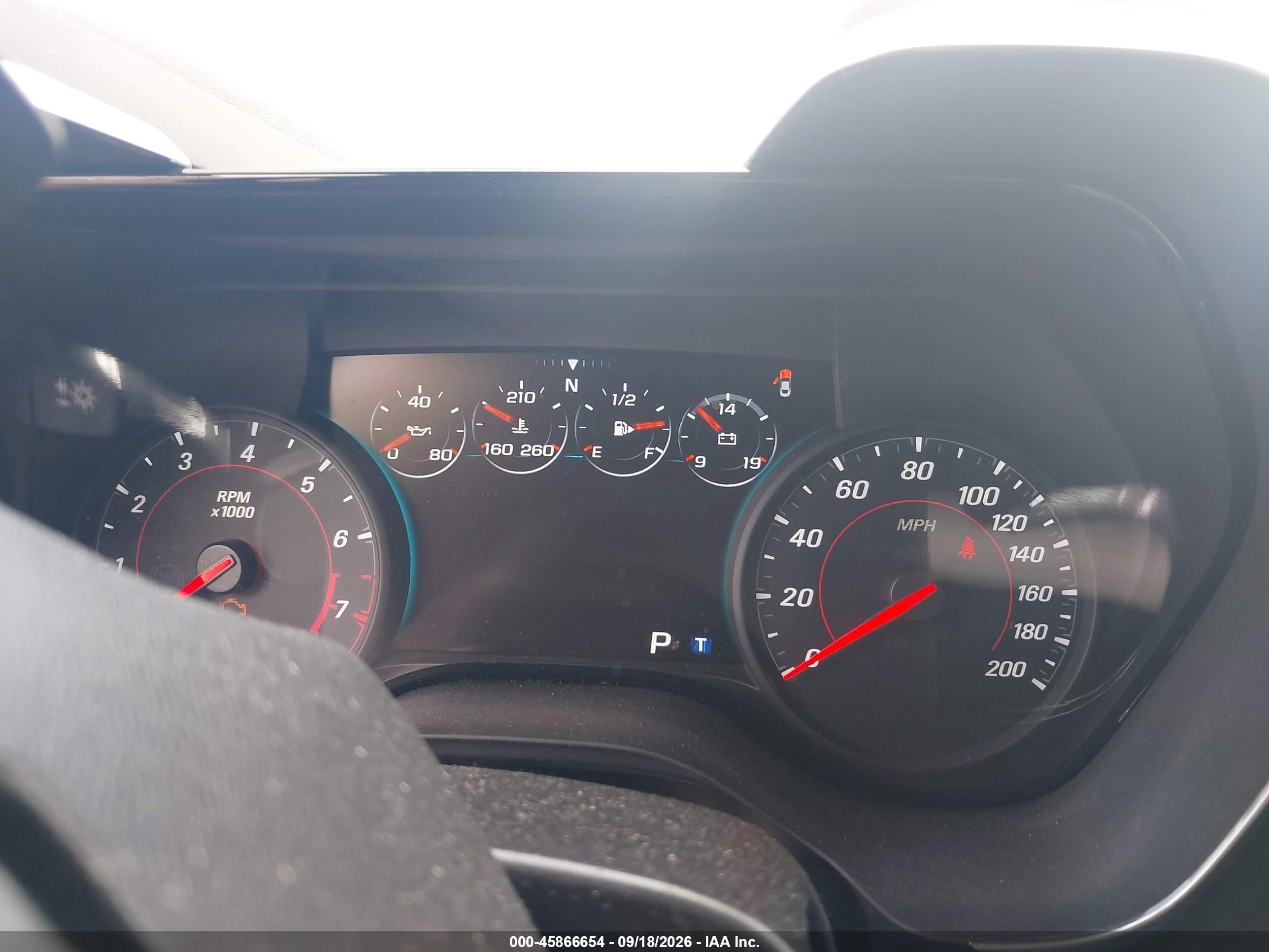 2018 Chevrolet Camaro VIN 1G1FH1R70J0118911 IAAI salvage auction — Unknown, Salvage (Pennsylvania), sold $13,800 on 2026-09-24 (photo 7)