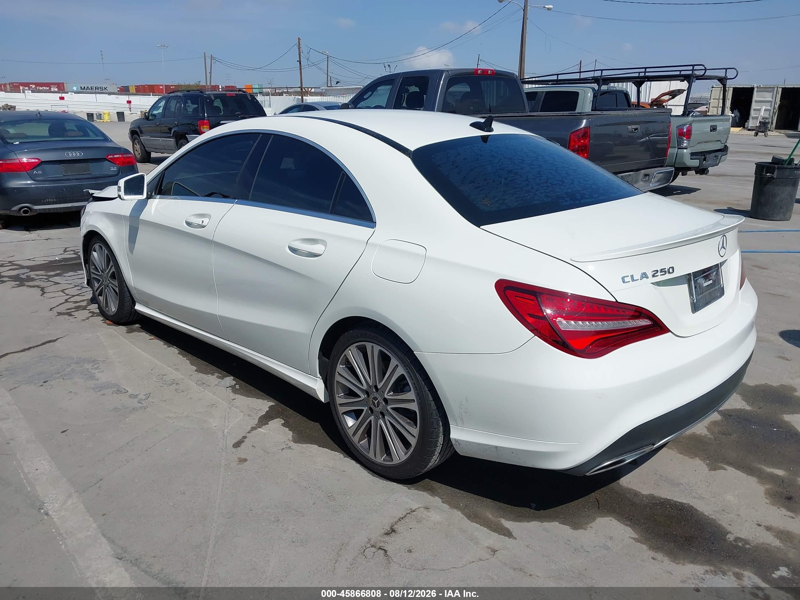 2018 Mercedes-benz Cla-klasse VIN WDDSJ4EBXJN597191 IAAI salvage auction — Front End, Salvage (California), sold $3,350 on 2026-09-12 (photo 3)