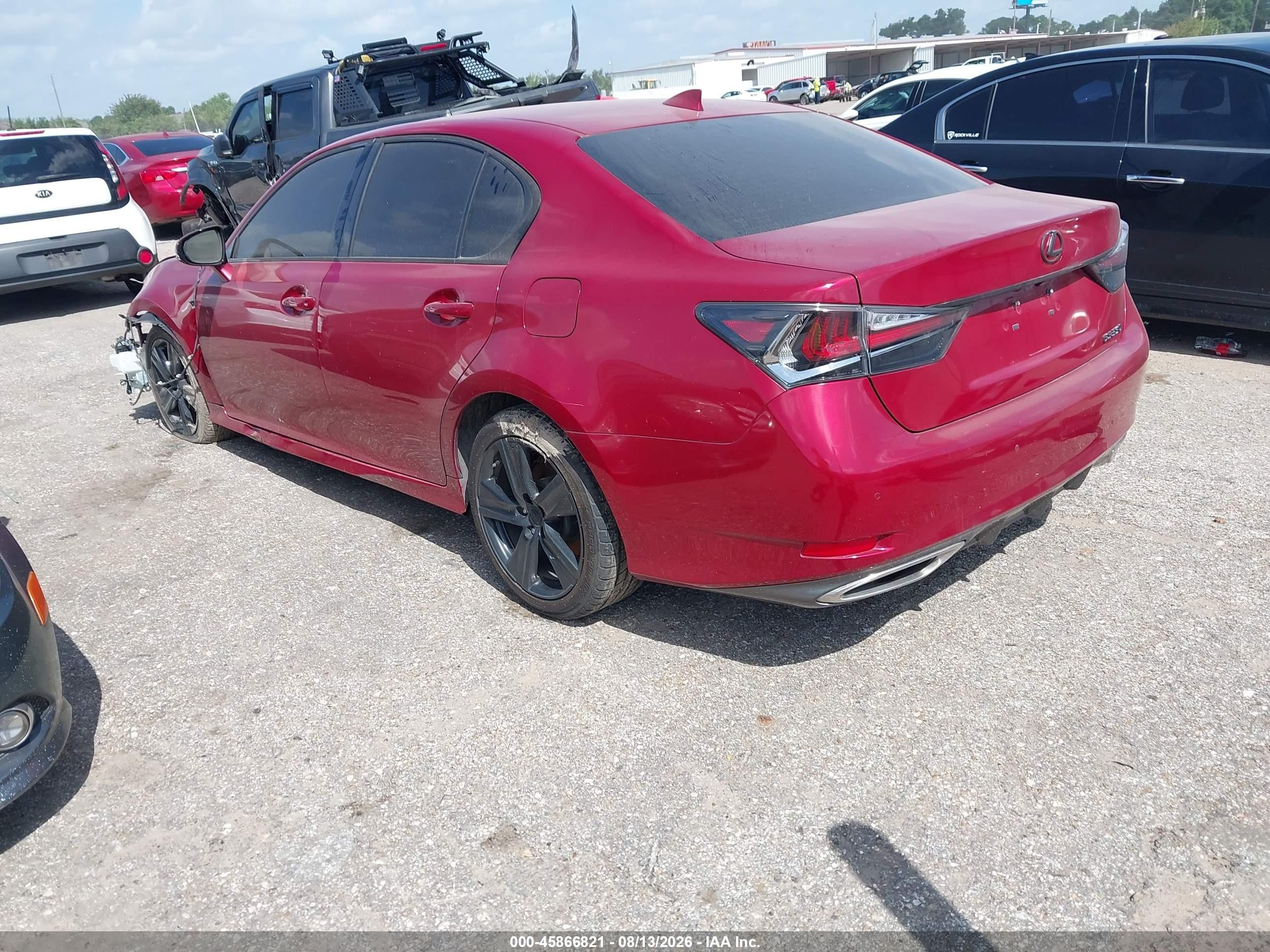 2017 Lexus Gs VIN JTHBZ1BL1HA010469 IAAI salvage auction — Front End, Original (Texas), sold $4,250 on 2026-09-18 (photo 3)