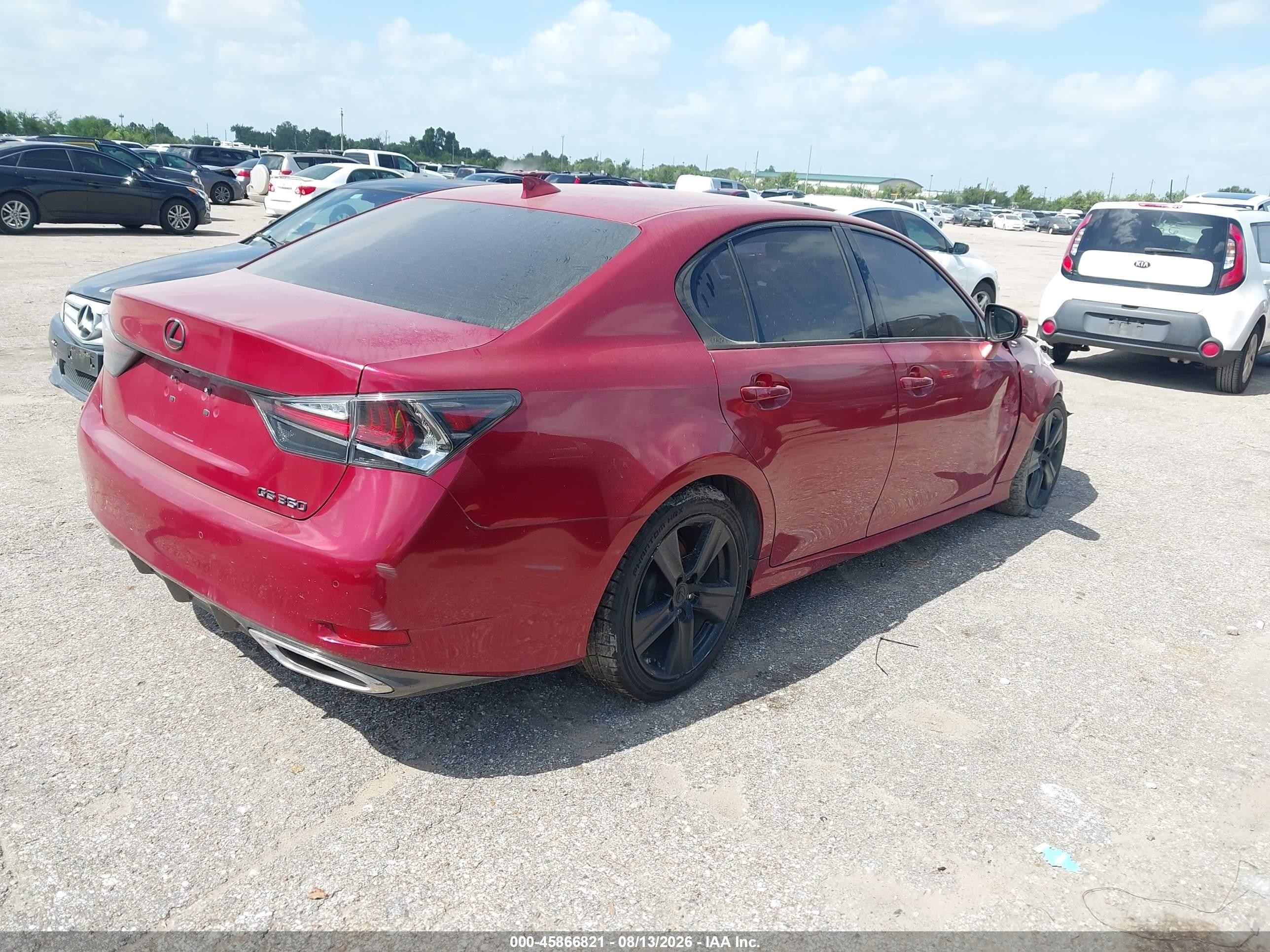2017 Lexus Gs VIN JTHBZ1BL1HA010469 IAAI salvage auction — Front End, Original (Texas), sold $4,250 on 2026-09-18 (photo 4)