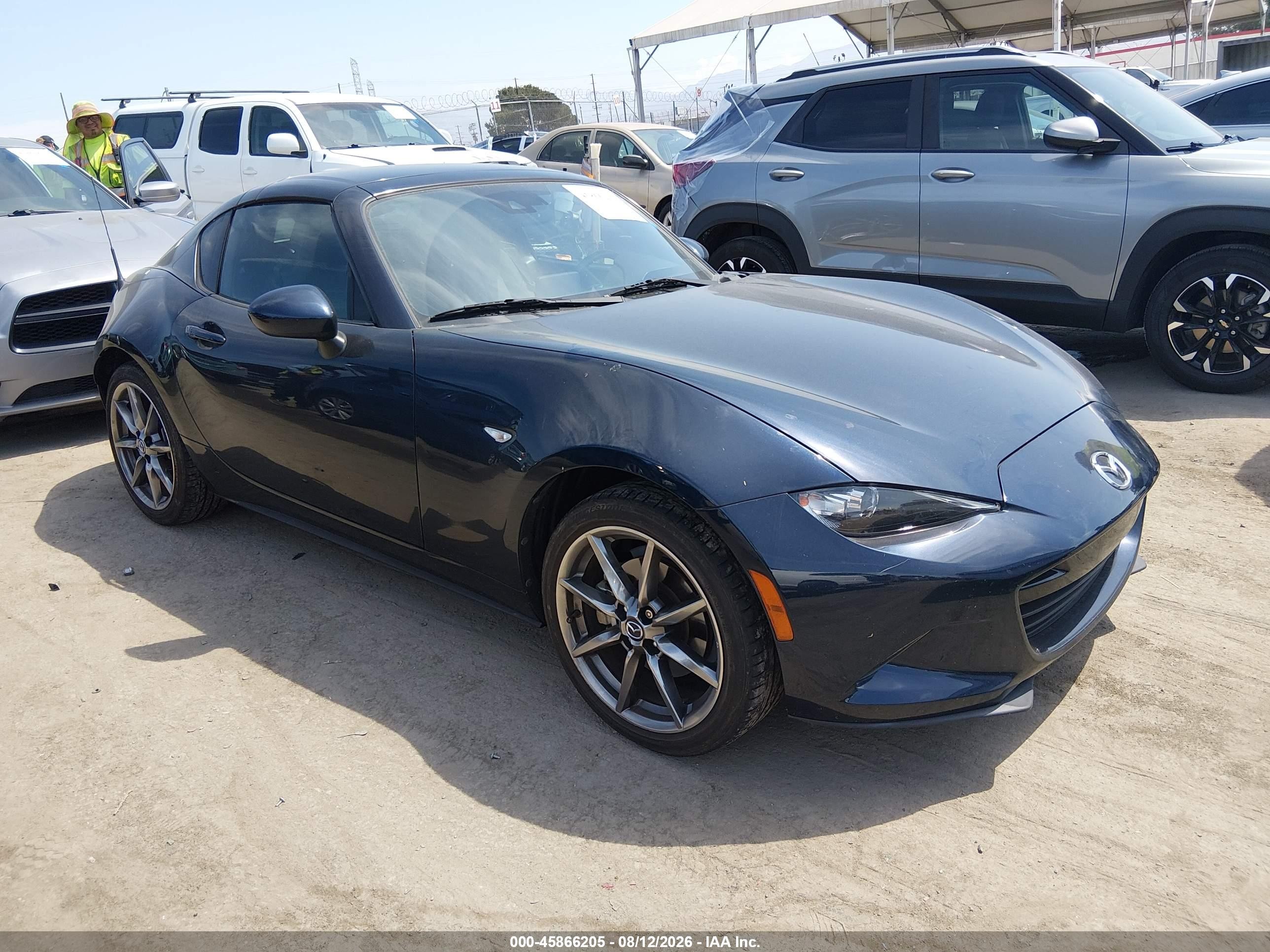 2021 Mazda MX-5 Miata VIN JM1NDAM78M0458088 — IAAI salvage auction photo