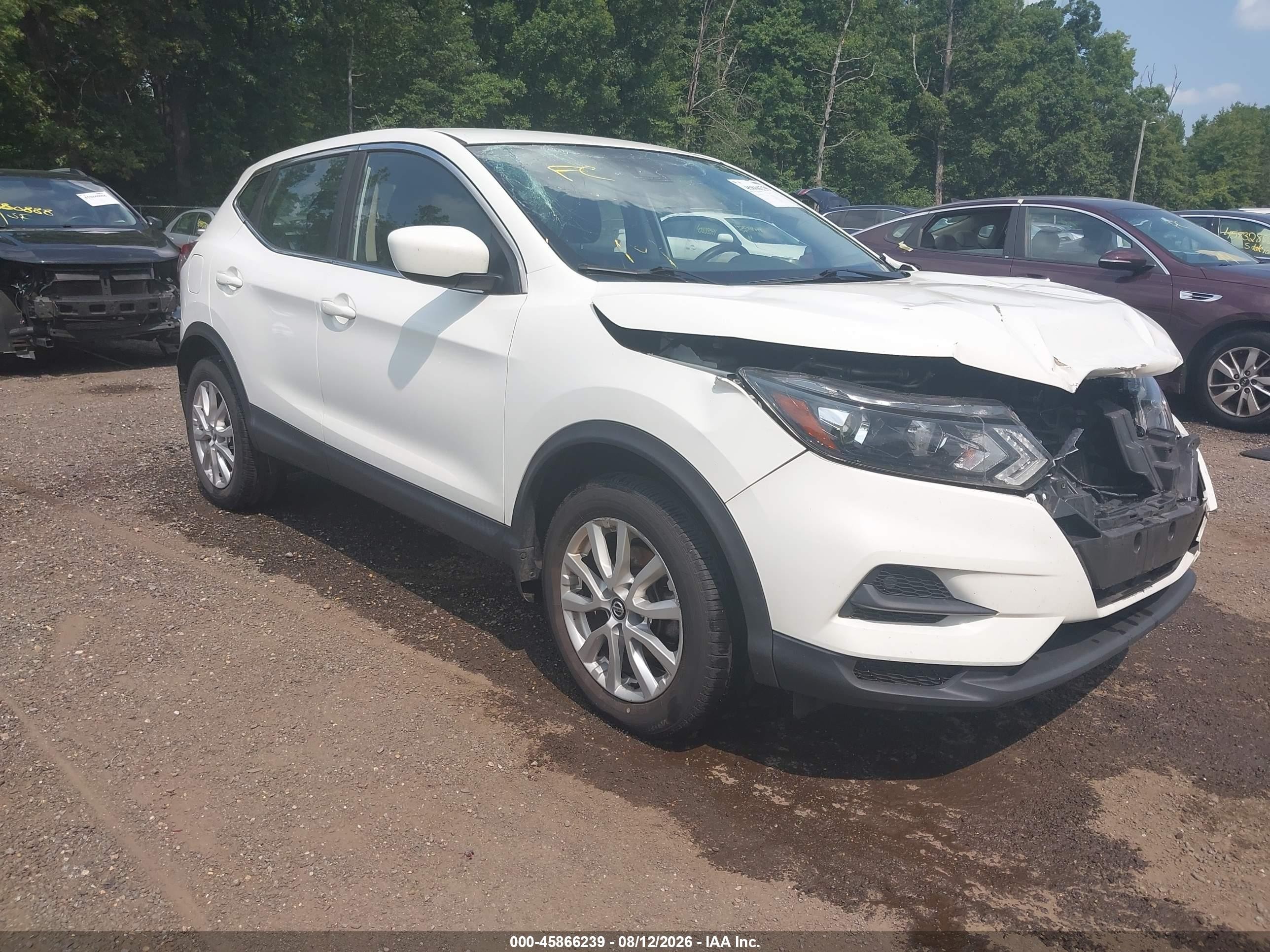 2022 Nissan Rogue VIN JN1BJ1AW3NW478533 IAAI salvage auction — Front End, Salvage - Greater Than 75% (Maryland), sold $2,250 on 2026-09-09 (photo 1)