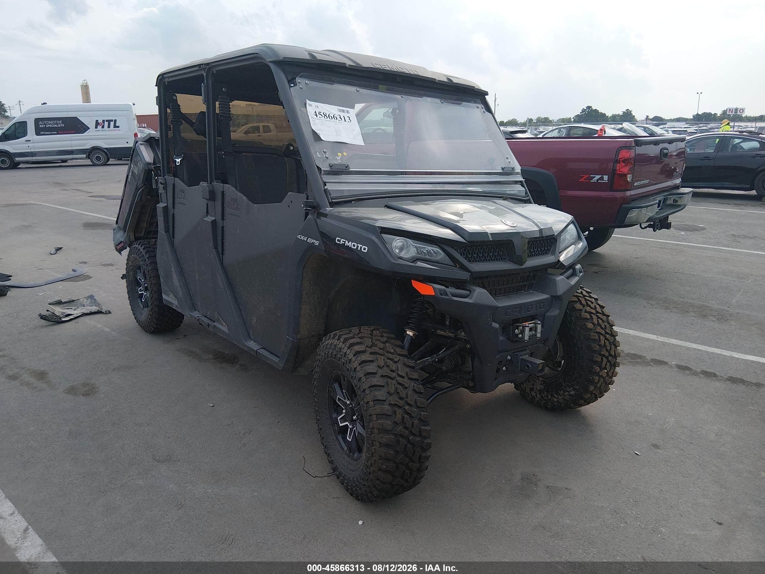2023 Cf moto Uforce VIN LCELV1ZA6P6004772 IAAI salvage auction — Water/Flood, Bill Of Sale (Missouri), sold $2,450 on 2026-09-08 (photo 1)