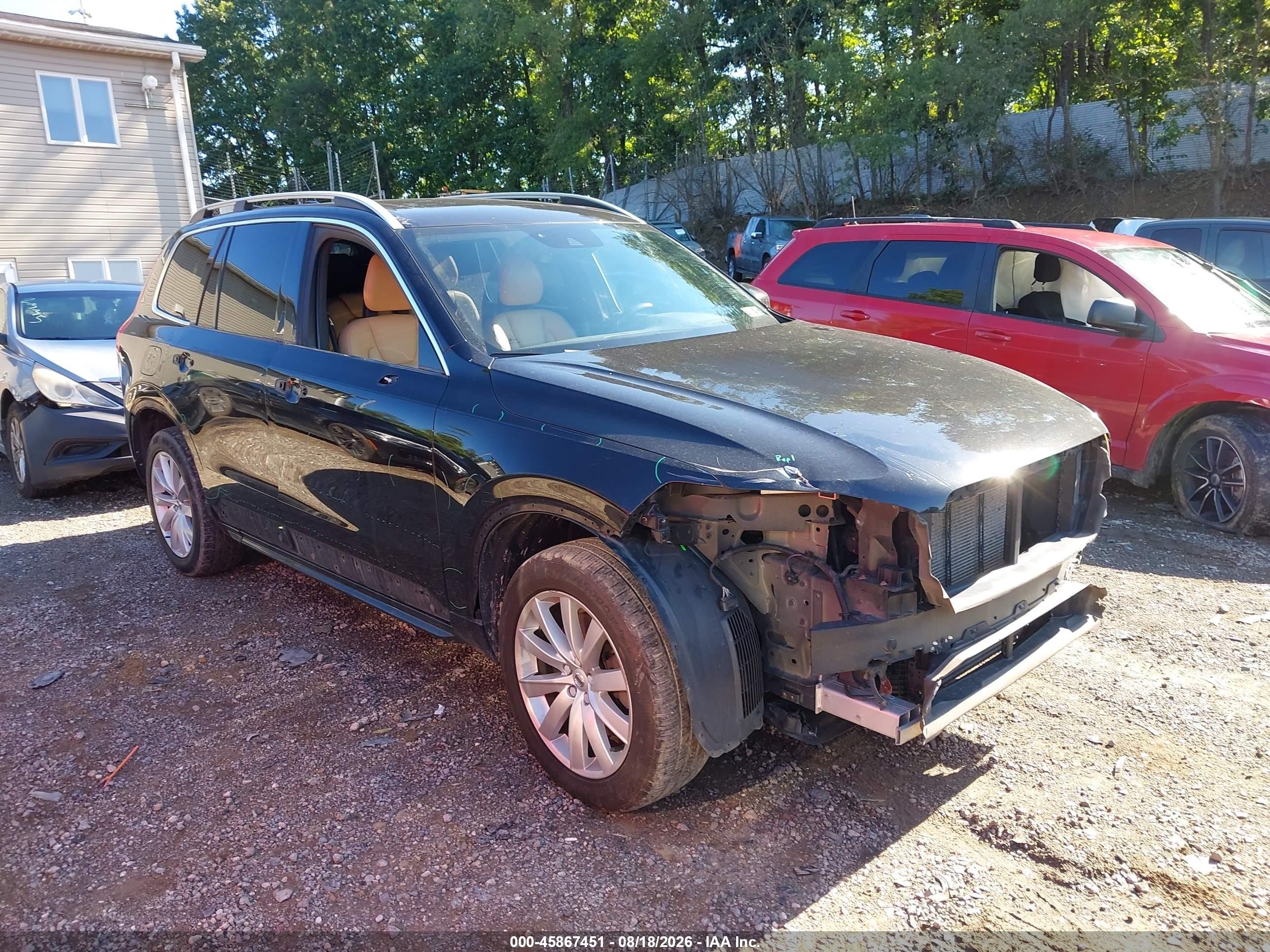 2018 Volvo XC90 VIN YV4A22PK9J1215533 IAAI salvage auction — Front End, Salvage (Pennsylvania), sold $5,100 on 2026-09-24 (photo 1)