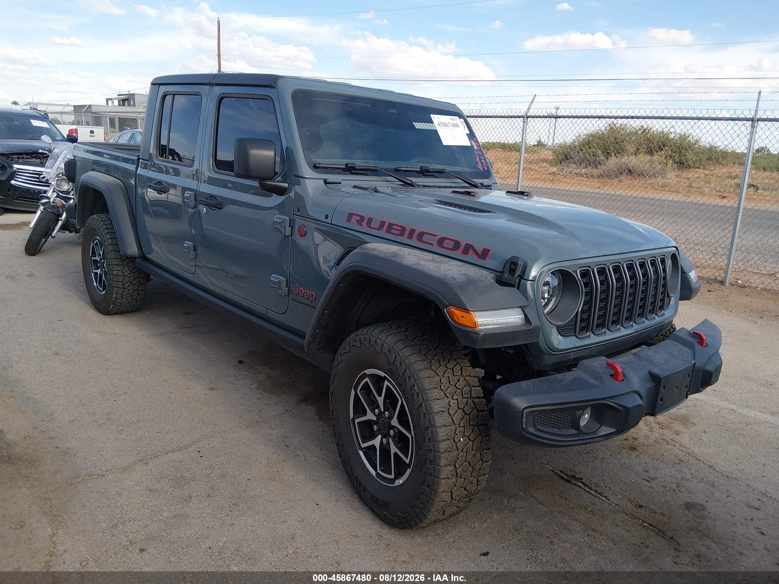 2026 Jeep Gladiator VIN 1C6RJTBG1TL160141 — IAAI salvage auction photo