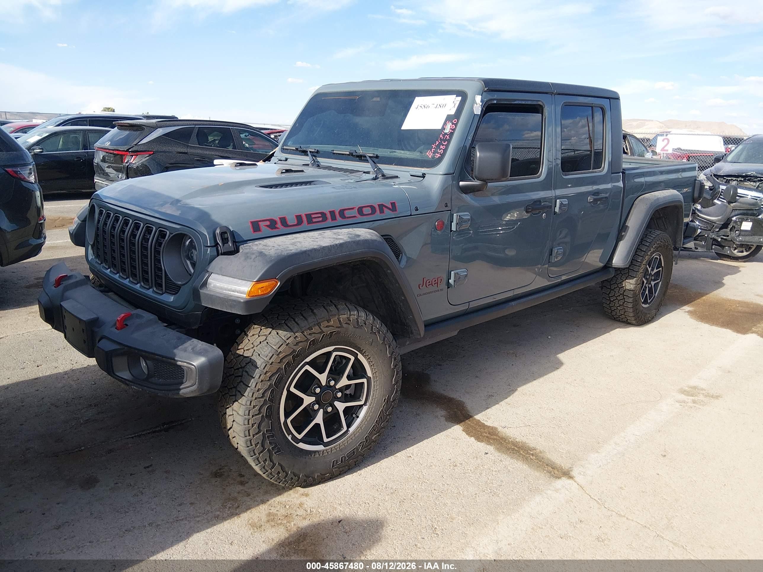 2026 Jeep Gladiator VIN 1C6RJTBG1TL160141 IAAI salvage auction — Normal Wear, Enterprise Vehicles Clear Only (Maryland), sold $28,500 on 2026-09-16 (photo 2)