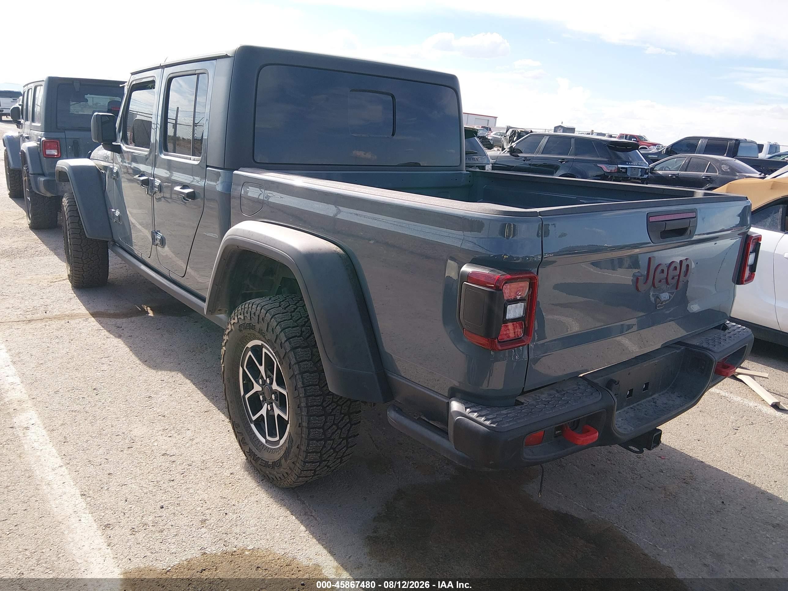 2026 Jeep Gladiator VIN 1C6RJTBG1TL160141 IAAI salvage auction — Normal Wear, Enterprise Vehicles Clear Only (Maryland), sold $28,500 on 2026-09-16 (photo 3)