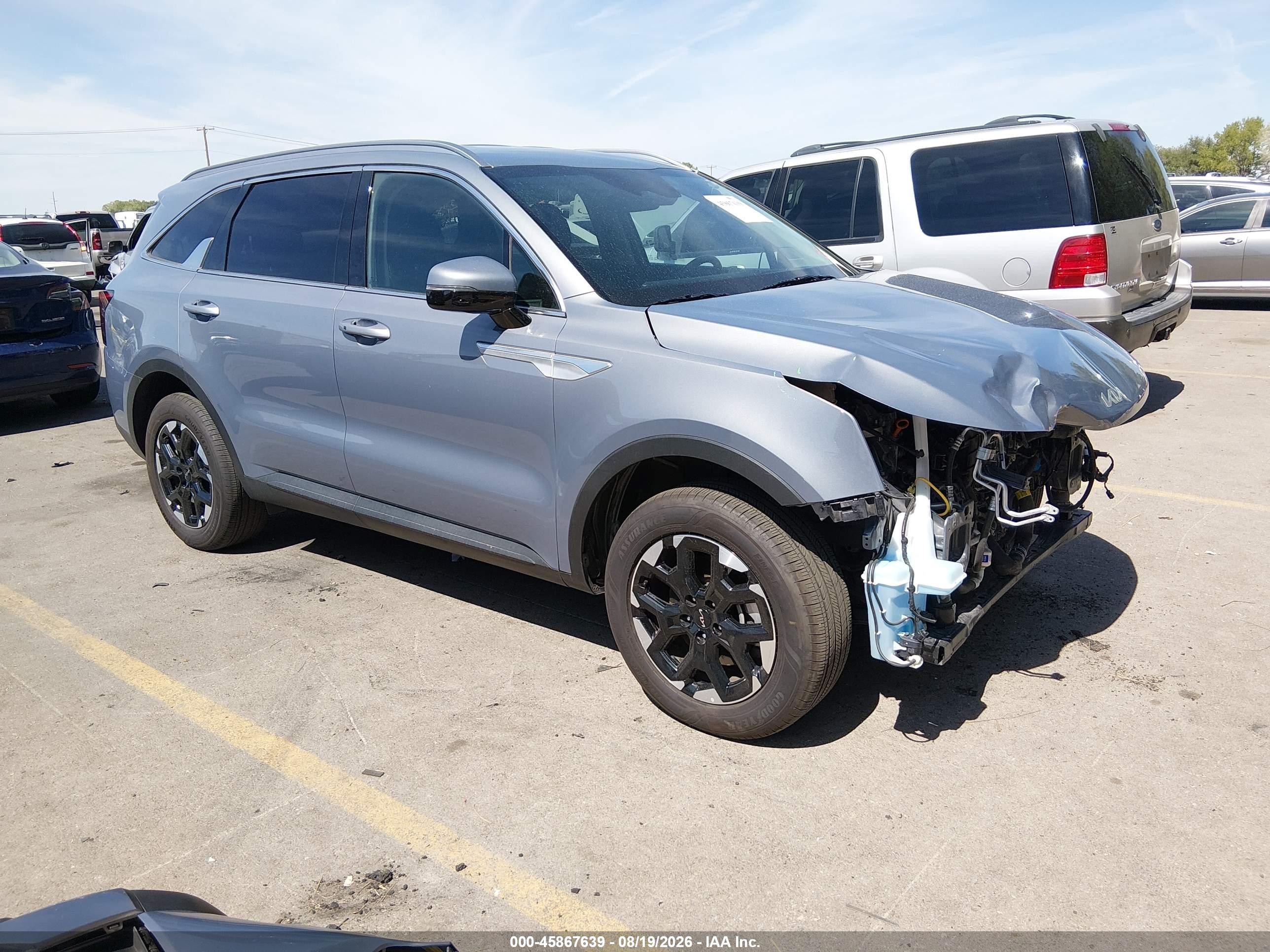 2024 Kia Sorento VIN 5XYRLDJC6RG291691 — IAAI salvage auction photo