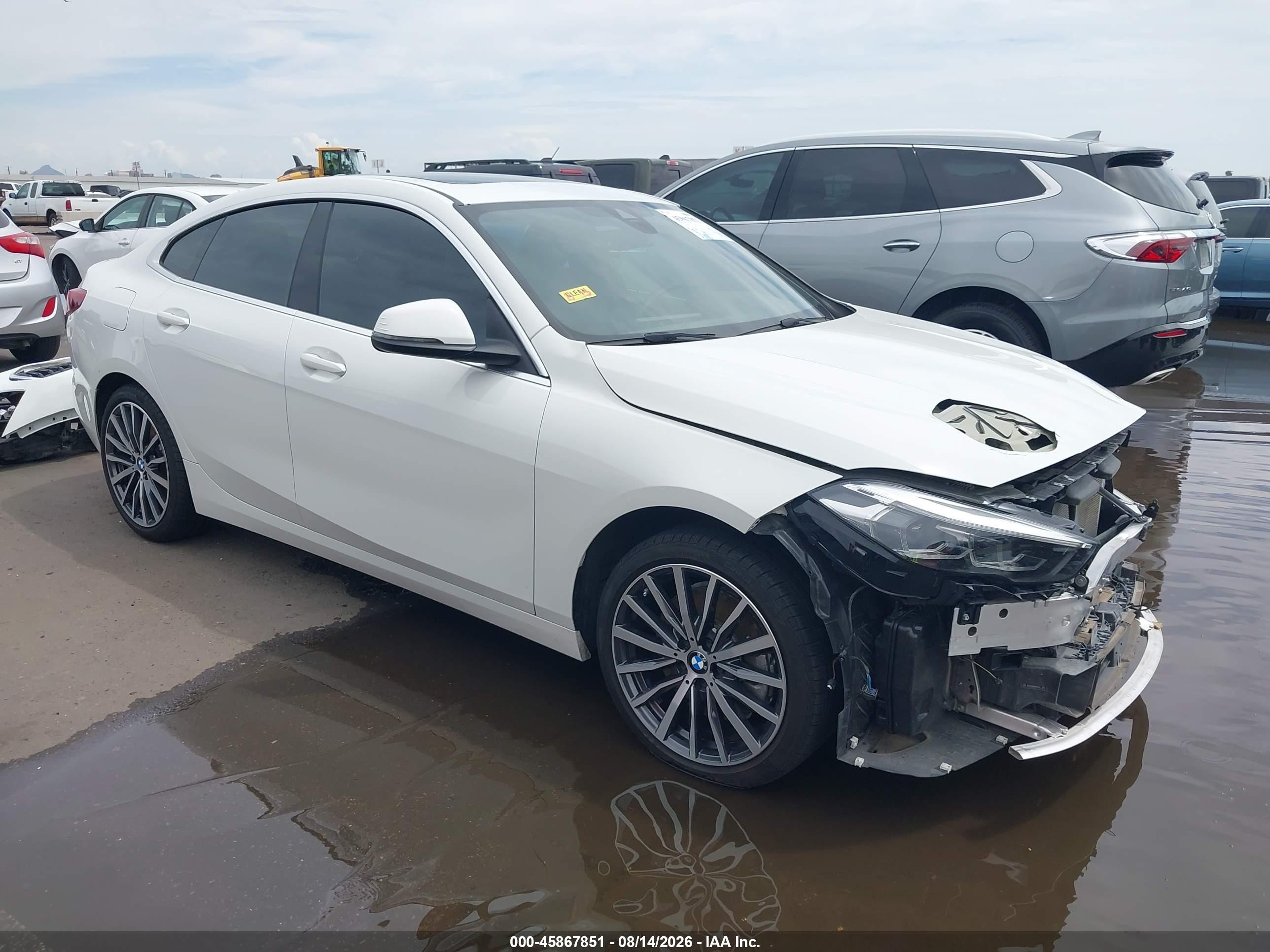 2023 BMW 228 Gran Coupe VIN WBA53AK04P7M44237 — IAAI salvage auction photo