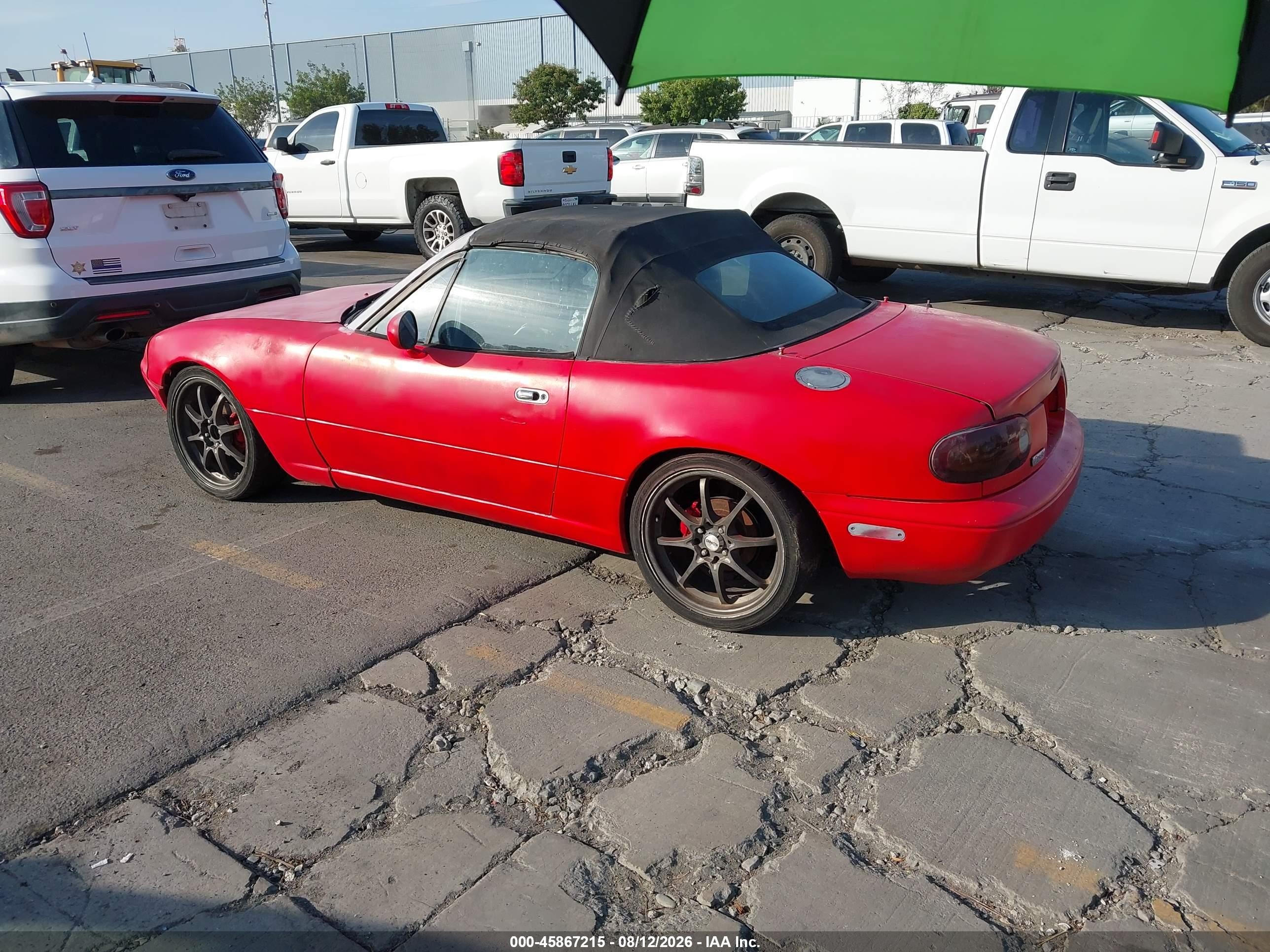 1990 Mazda Mx-5 miata VIN JM1NA3515L0135145 IAAI salvage auction — Normal Wear, Salvage Title - Dealer (California), sold $575 on 2026-08-31 (photo 3)