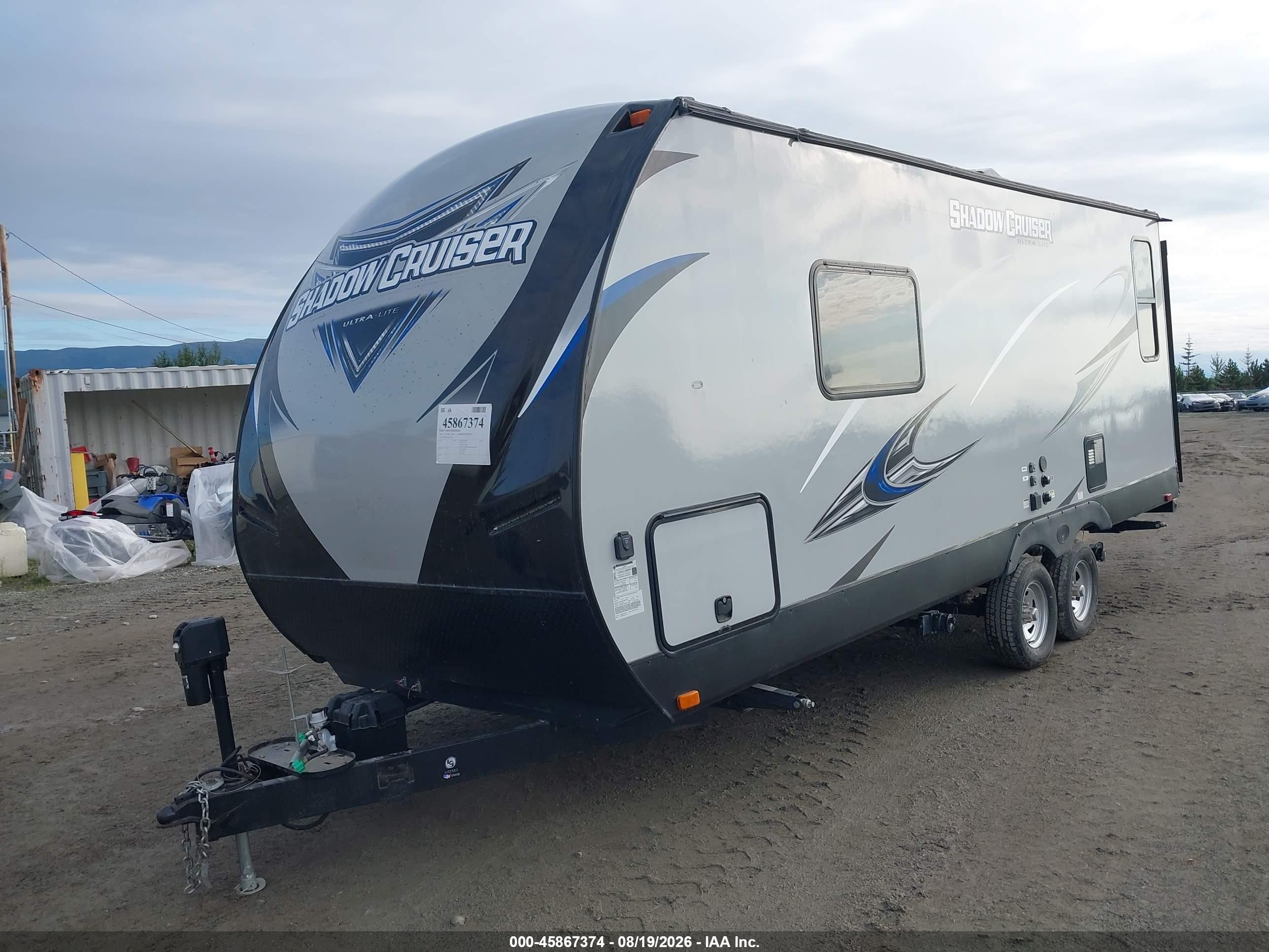 2019 Heartland Shadow Cruiser VIN 5RXDB242XK1385595 IAAI salvage auction — Top/Roof, Bill Of Sale (Alaska), sold $2,700 on 2026-09-18 (photo 2)