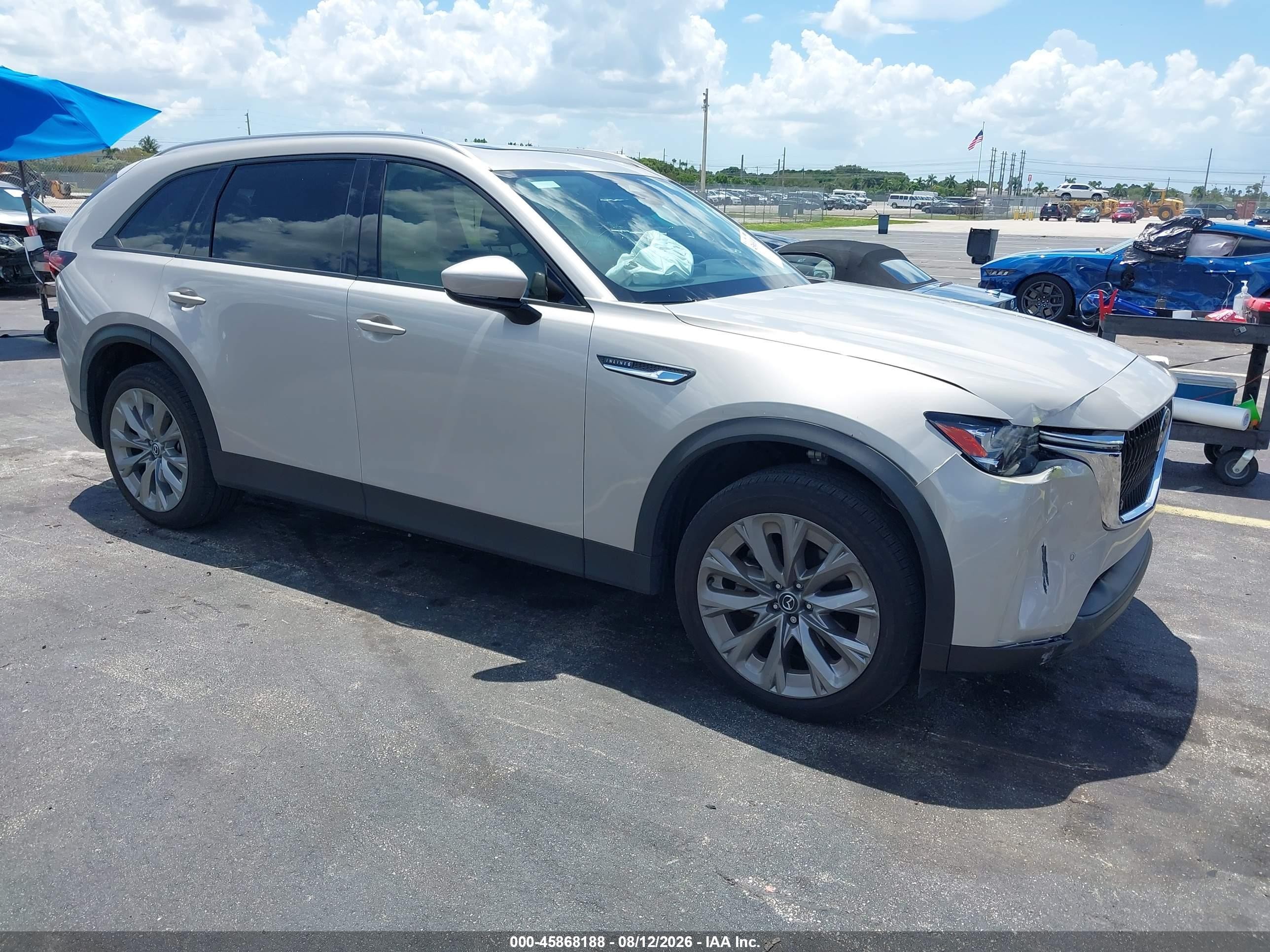 2026 Mazda CX-90 VIN JM3KKBHD6T1350860 — IAAI salvage auction photo