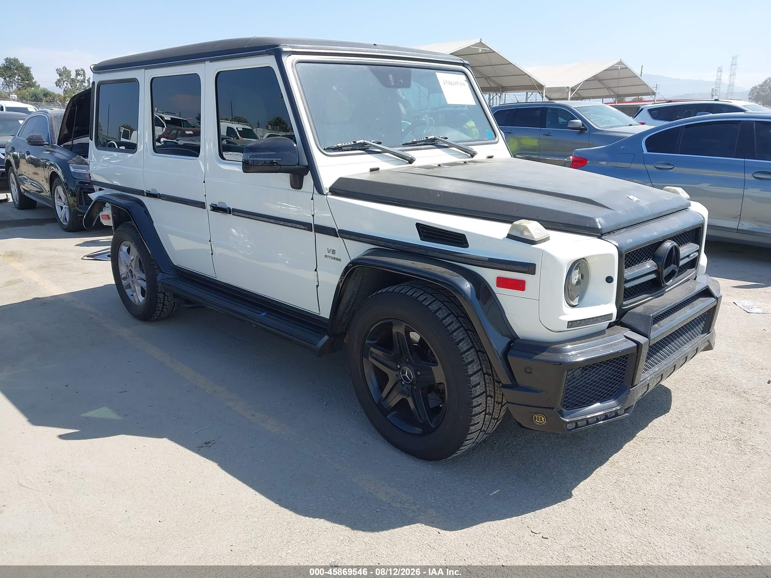 2011 Mercedes-Benz G-Class VIN WDCYC7BF0BX190522 — IAAI salvage auction photo