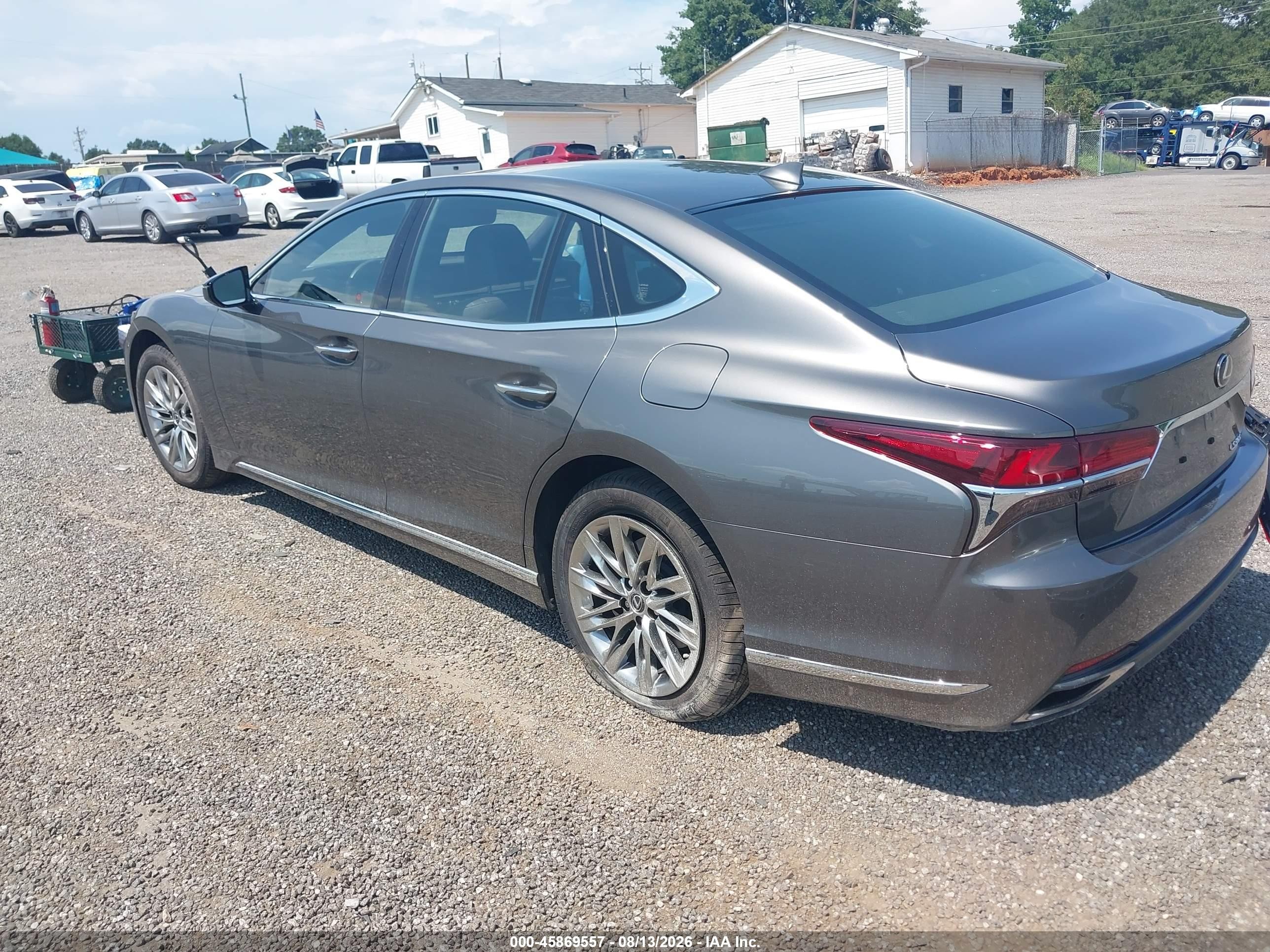2018 Lexus Ls VIN JTHB51FF8J5003551 IAAI salvage auction — Side, Salvage (South Carolina), sold $17,300 on 2026-09-16 (photo 3)