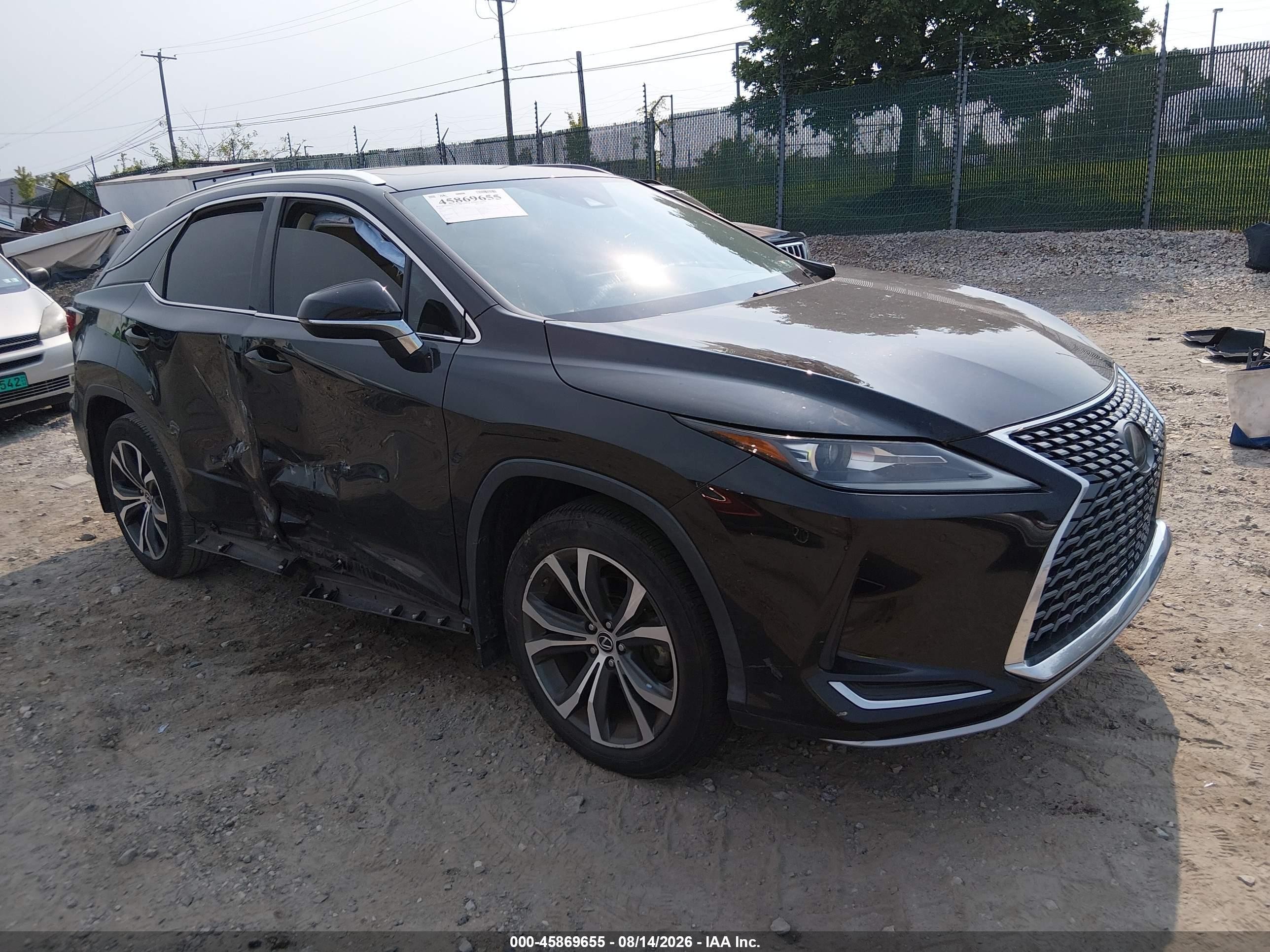 2020 Lexus RX 350 VIN 2T2HZMDA1LC213855 — IAAI salvage auction photo