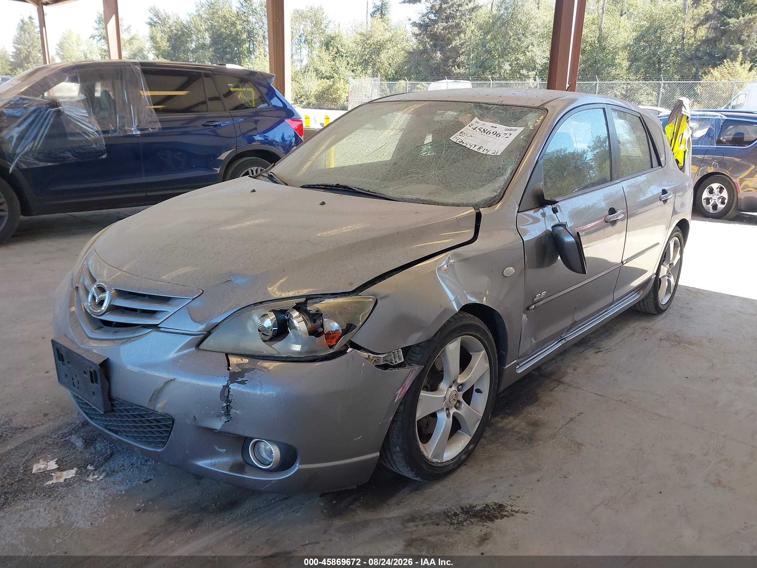 2005 Mazda 3 VIN JM1BK143751313822 IAAI salvage auction — Front End, Bill Of Sale (Washington), sold $375 on 2026-09-14 (photo 2)