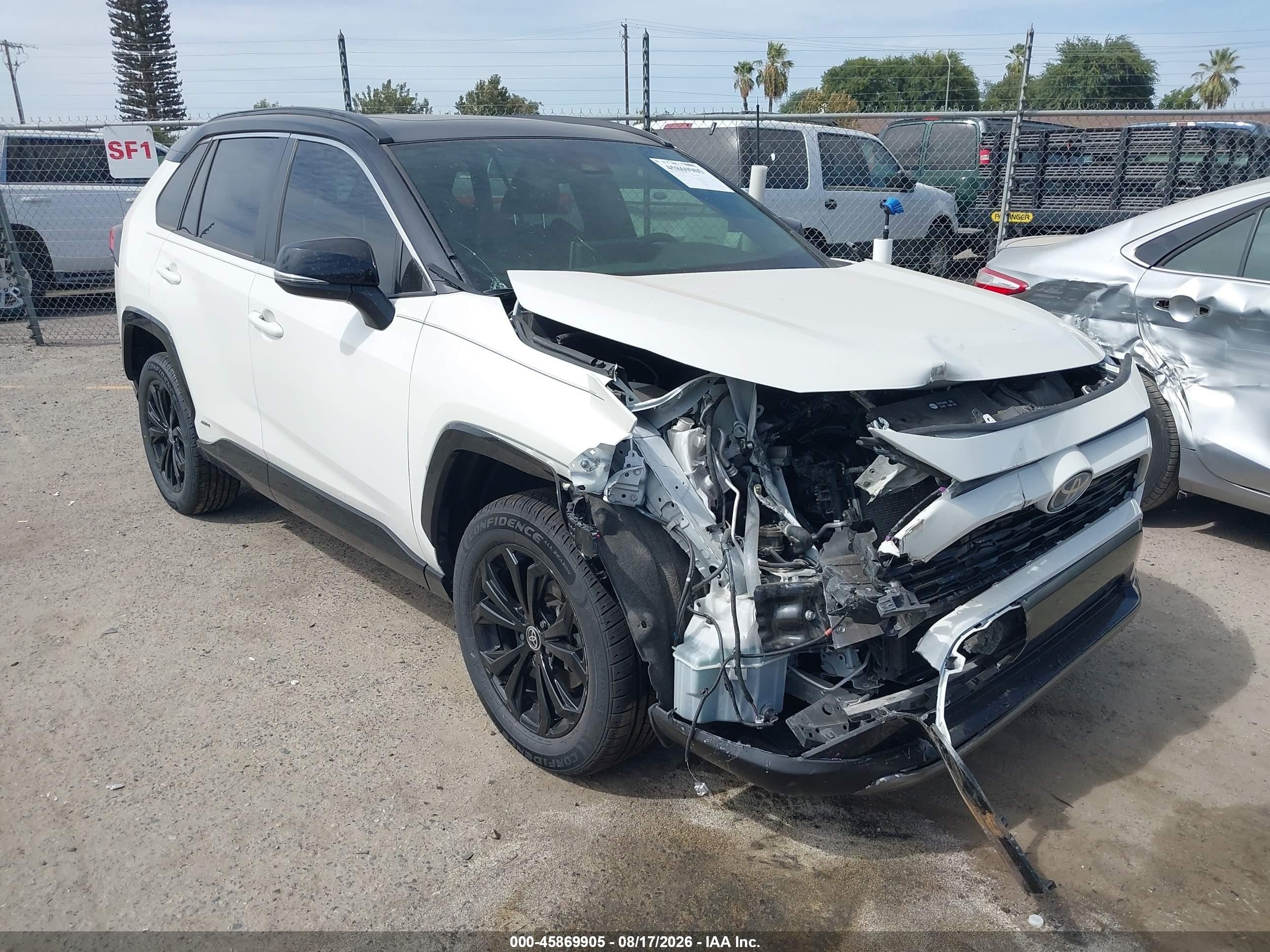 2022 Toyota RAV4 Hybrid VIN JTME6RFV2ND531745 — IAAI salvage auction photo