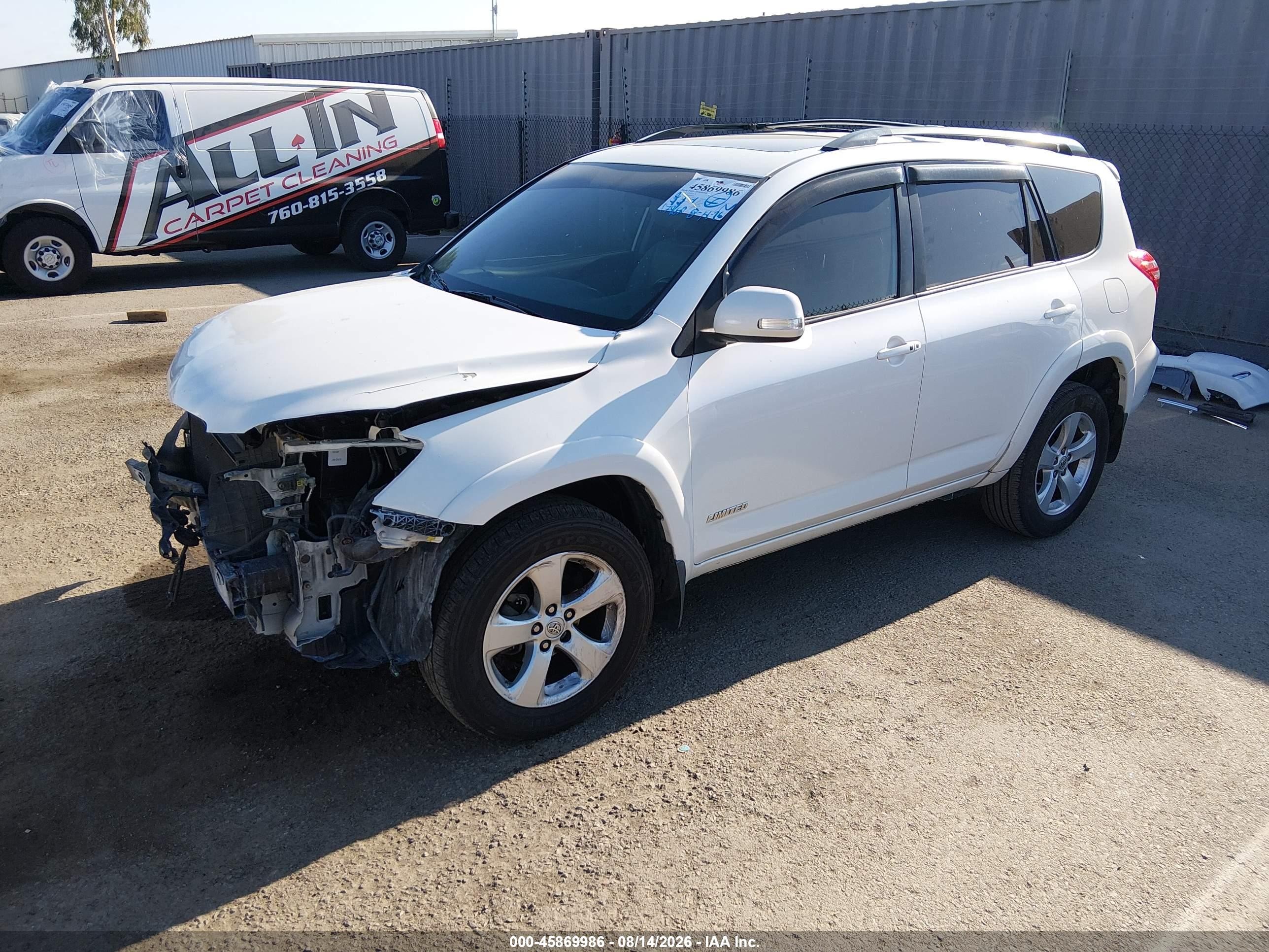 2011 Toyota Rav 4 VIN 2T3YF4DV0BW064438 IAAI salvage auction — Front End, Salvage (California), sold $1,900 on 2026-09-10 (photo 2)