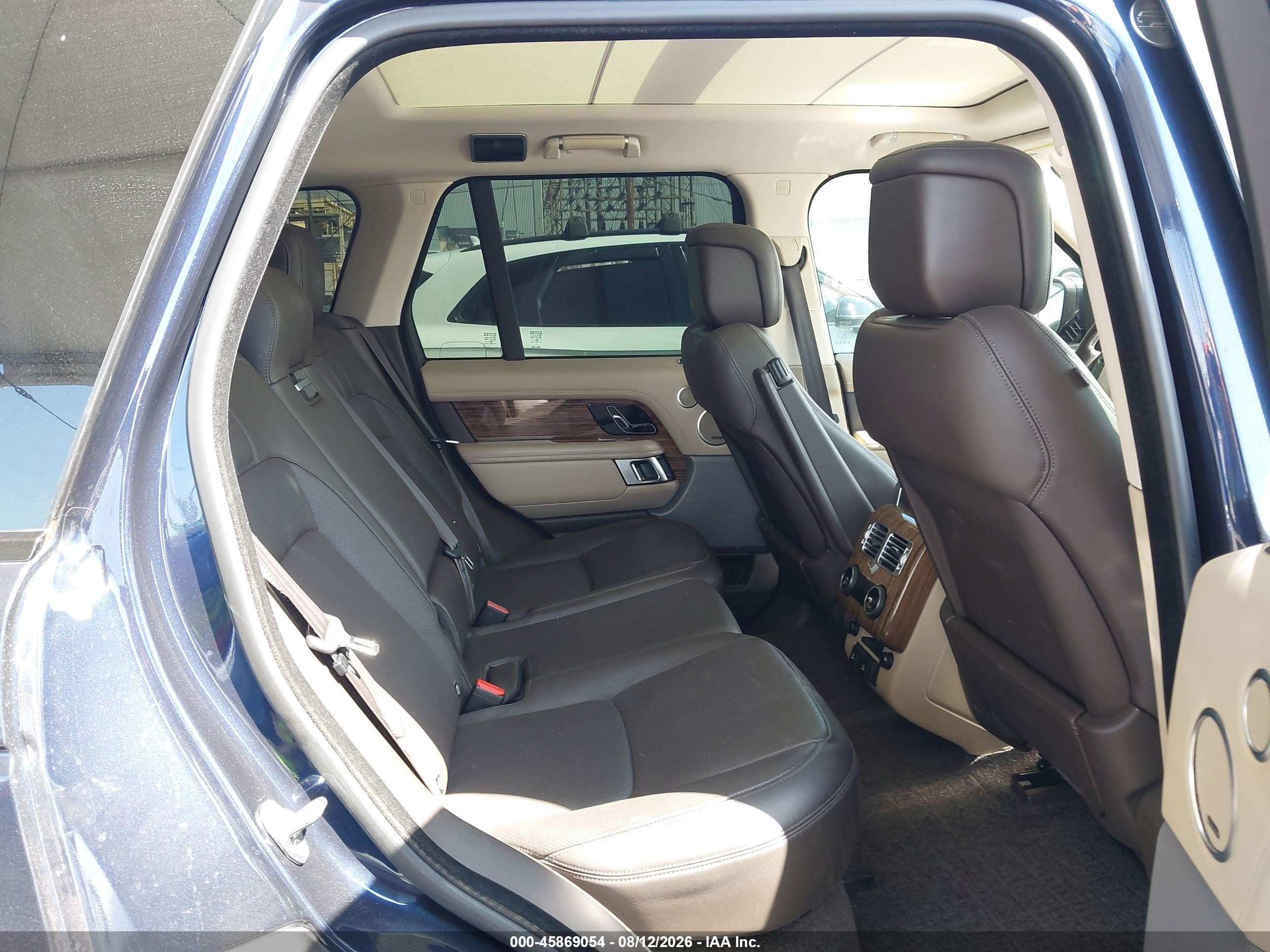 2018 Land Rover Range Rover VIN SALGS2SV9JA391392 IAAI salvage auction — Front End, Salvage (California), sold $6,400 on 2026-09-24 (photo 8)
