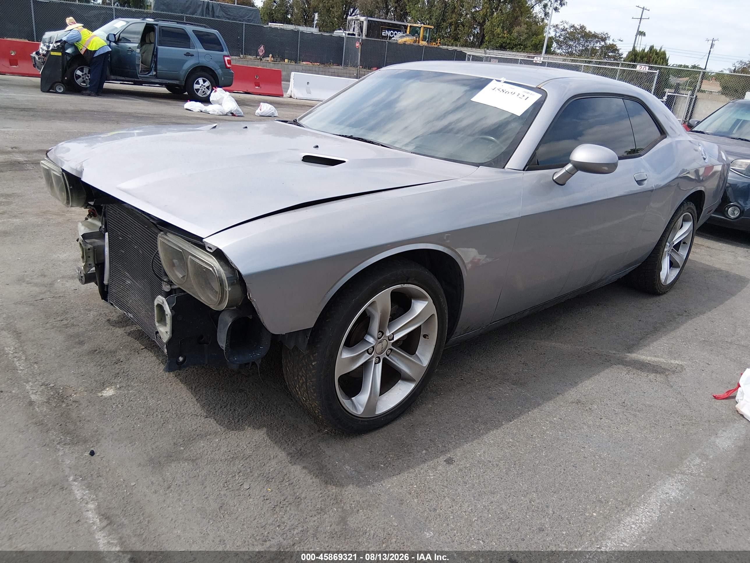 2013 Dodge Challenger VIN 2C3CDYAG0DH695775 IAAI salvage auction — Front End, Salvage (California), sold $1,375 on 2026-10-11 (photo 2)