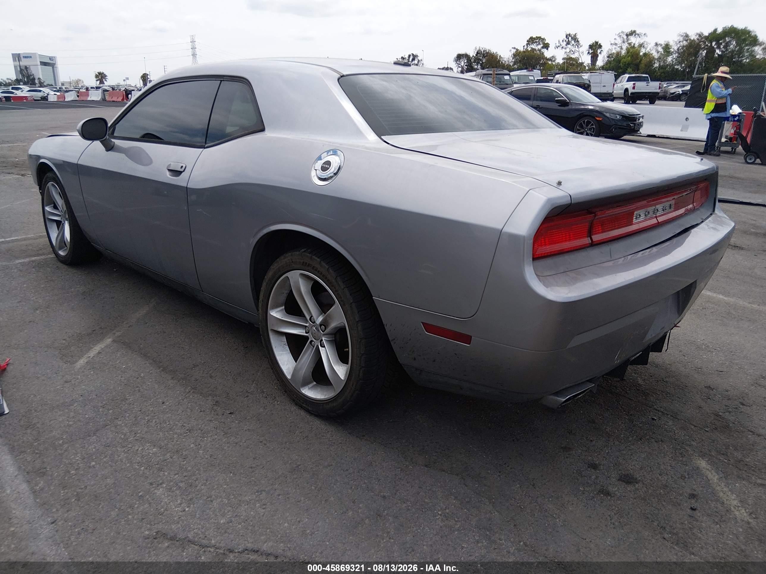 2013 Dodge Challenger VIN 2C3CDYAG0DH695775 IAAI salvage auction — Front End, Salvage (California), sold $1,375 on 2026-10-11 (photo 3)