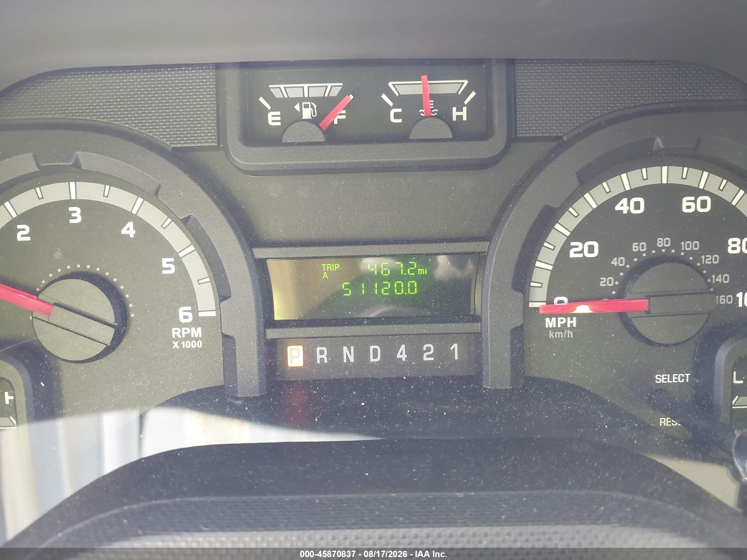 2019 Ford E-350 VIN 1FDEE3FS8KDC27624 IAAI salvage auction — Normal Wear, Clear (Texas), sold $8,800 on 2026-08-31 (photo 5)