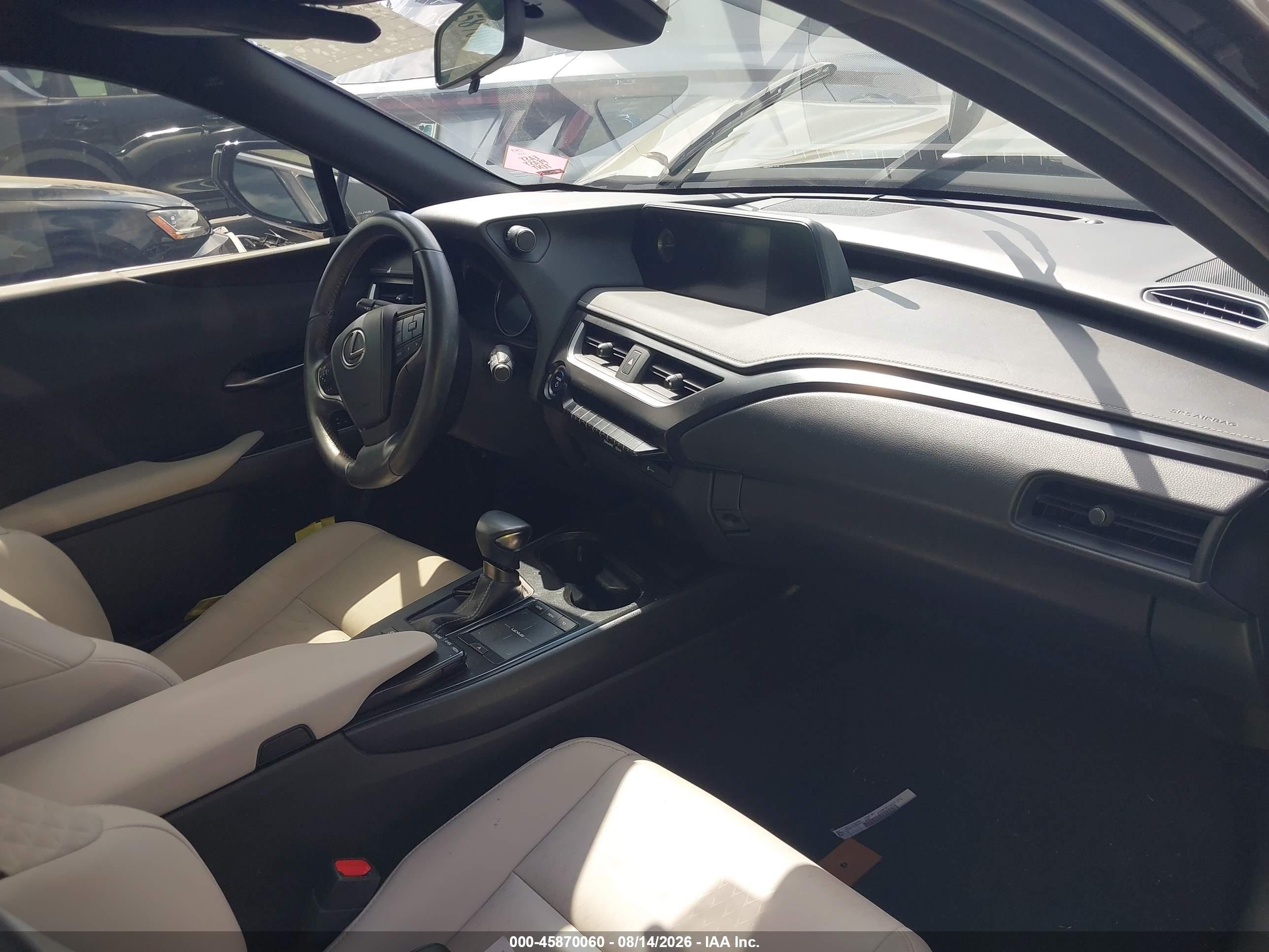 2022 Lexus Ux VIN JTHX9JBH0N2055622 IAAI salvage auction — Front End, Salvage Certificate (California), sold $4,750 on 2026-09-12 (photo 5)
