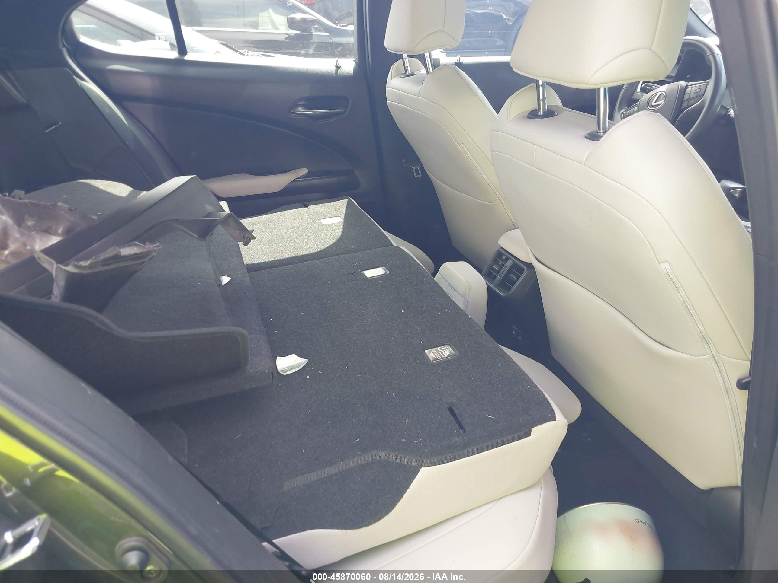 2022 Lexus Ux VIN JTHX9JBH0N2055622 IAAI salvage auction — Front End, Salvage Certificate (California), sold $4,750 on 2026-09-12 (photo 8)