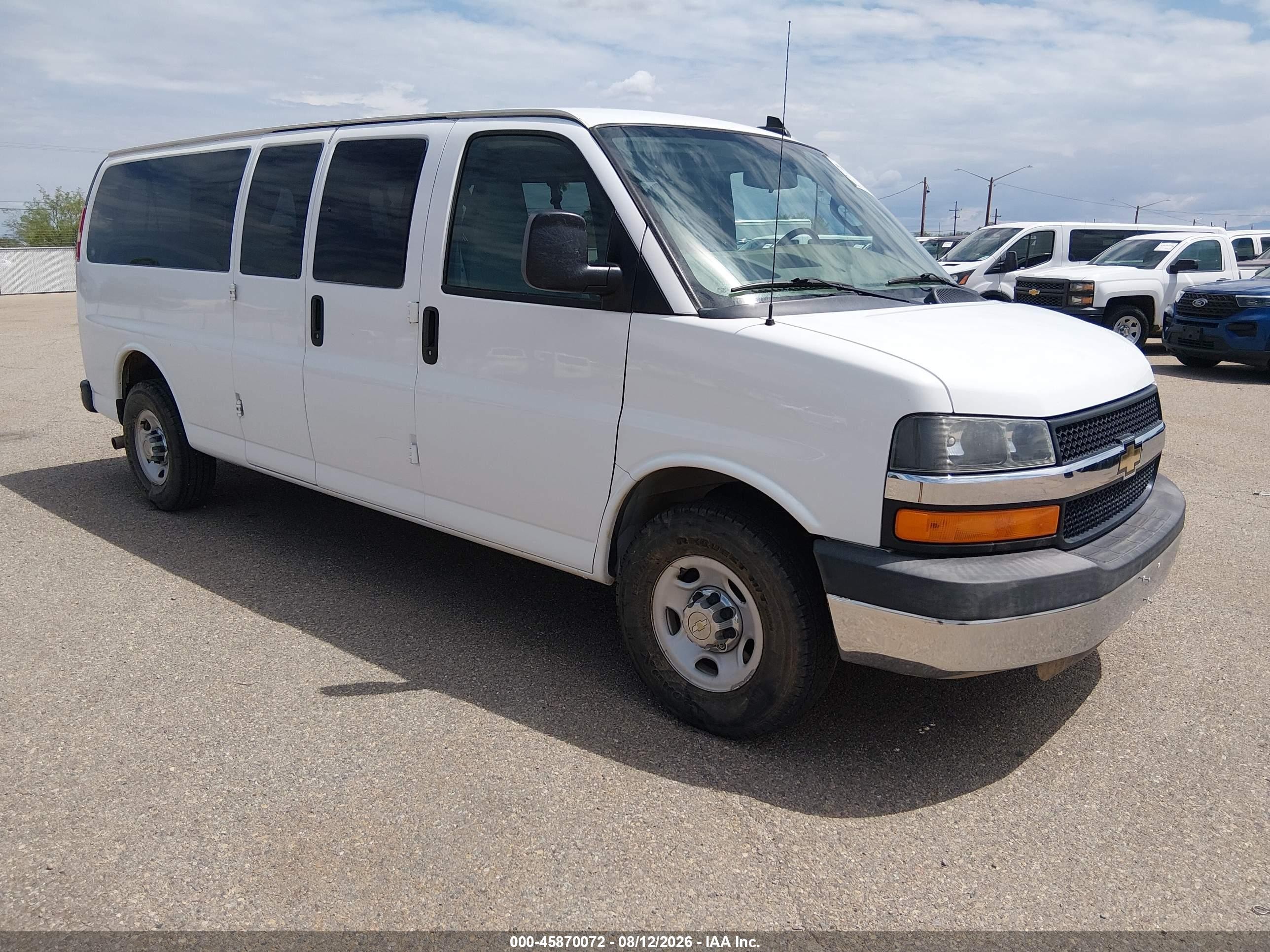 2016 Chevrolet Express 3500 VIN 1GAZGPFF9G1252060 — IAAI salvage auction photo