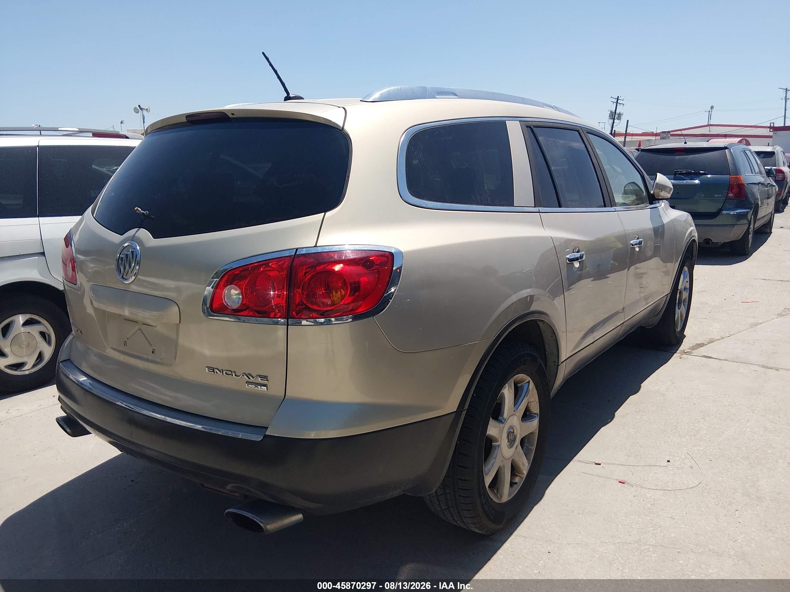 2008 Buick Enclave VIN 5GAER23758J100201 IAAI salvage auction — Normal Wear, Original (Texas), sold $500 on 2026-09-10 (photo 4)