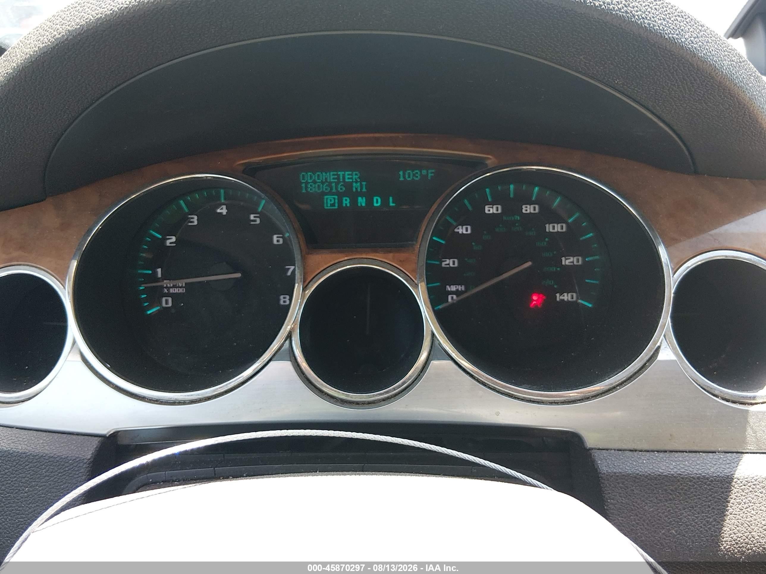 2008 Buick Enclave VIN 5GAER23758J100201 IAAI salvage auction — Normal Wear, Original (Texas), sold $500 on 2026-09-10 (photo 7)