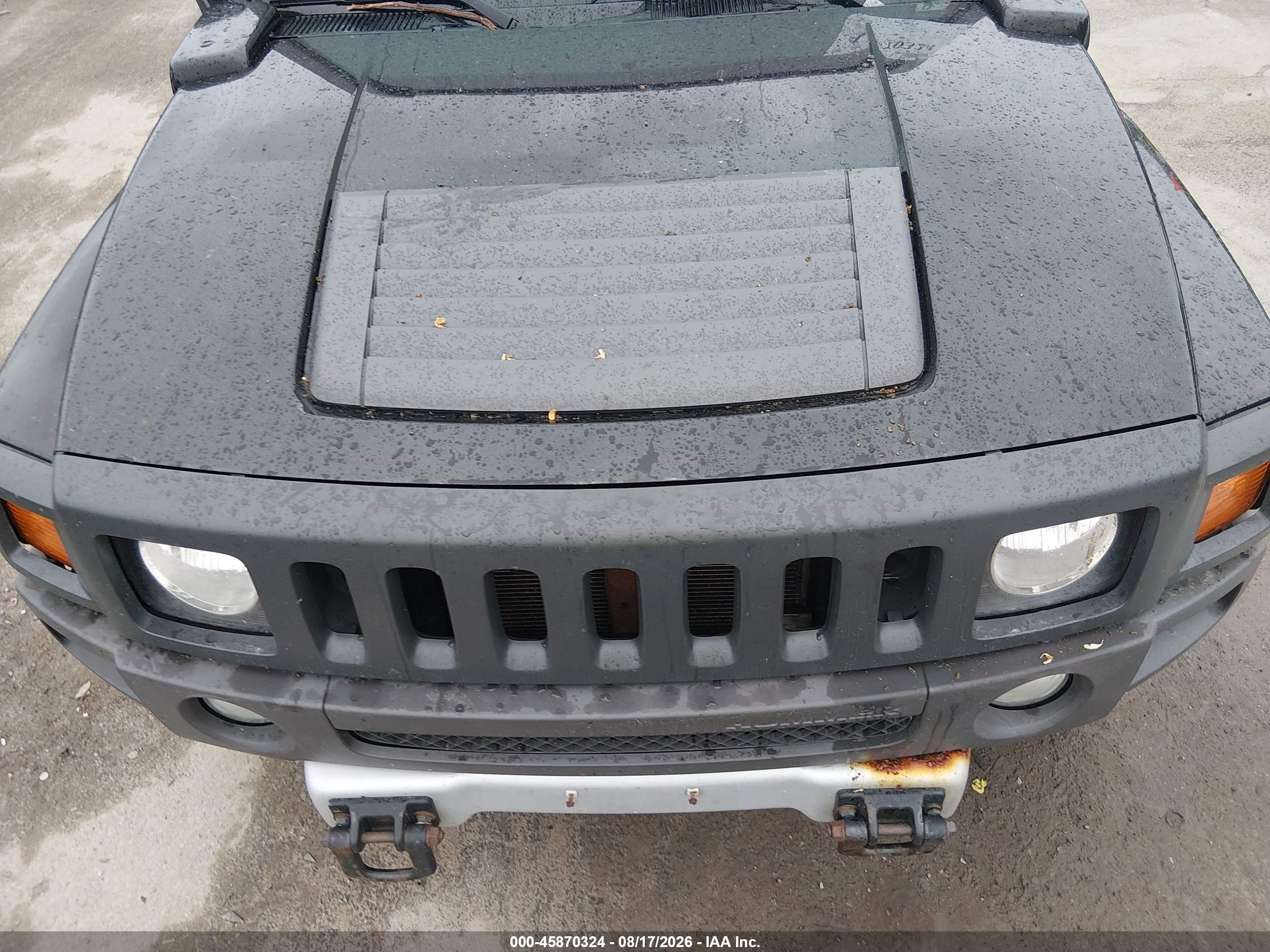 2008 Hummer H3 VIN 5GTEN13E788155610 IAAI salvage auction — Normal Wear, Original (New Hampshire), sold $400 on 2026-08-26 (photo 6)