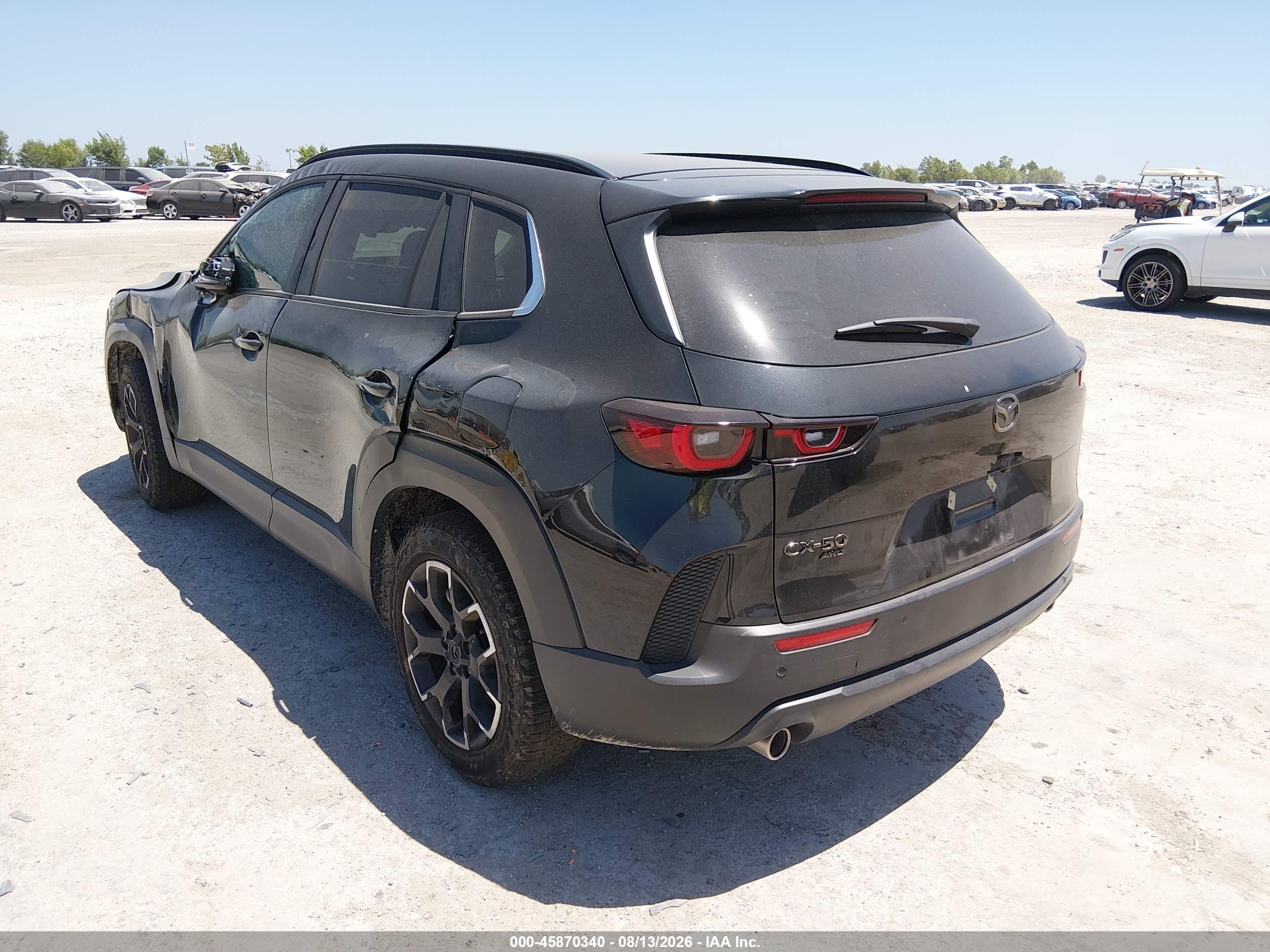 2026 Mazda Cx-50 VIN 7MMVABXL2TN482489 IAAI salvage auction — Side, Original (Texas), sold $14,600 on 2026-10-02 (photo 3)