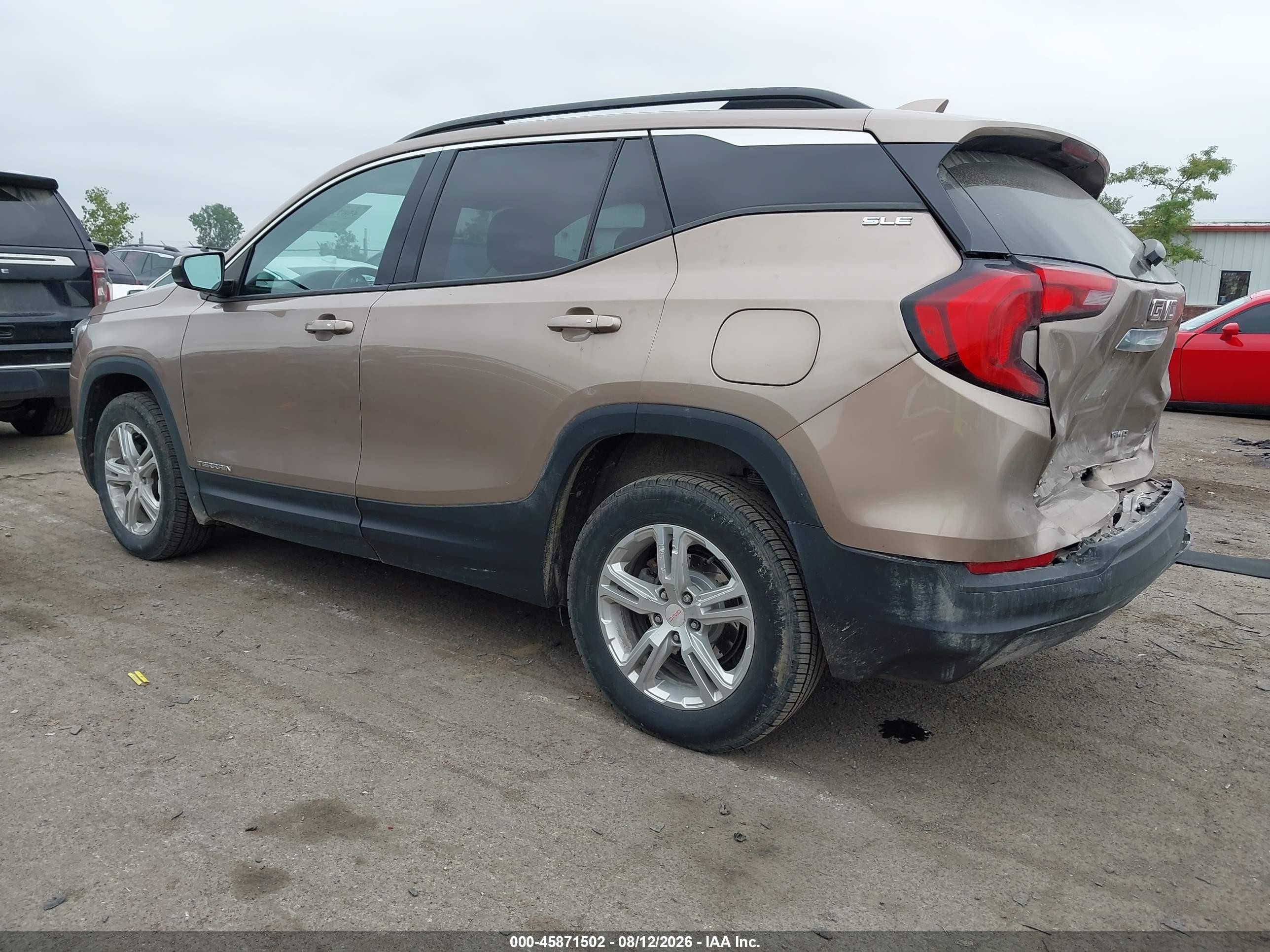 2018 Gmc Terrain VIN 3GKALTEV3JL312792 IAAI salvage auction — Rear End, Clear (Michigan), sold $3,300 on 2026-09-05 (photo 3)