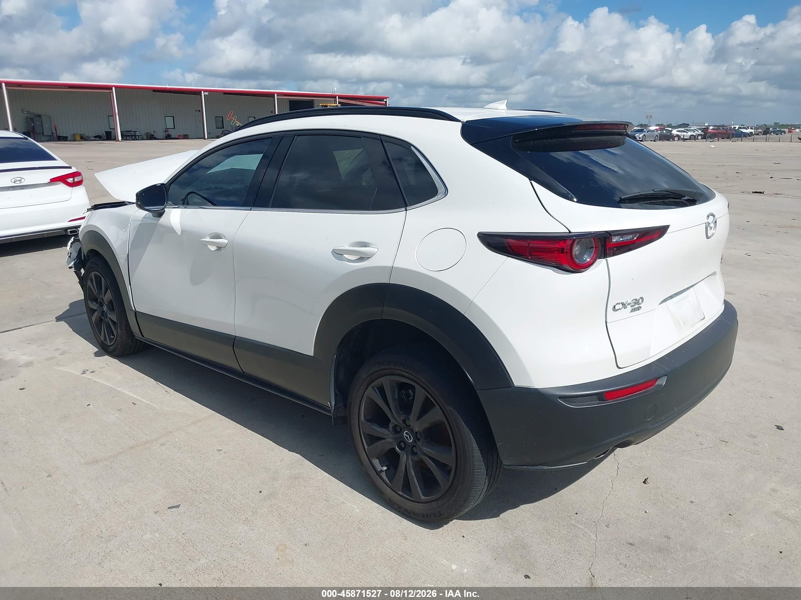 2025 Mazda CX-30 VIN 3MVDMBDY4SM799460 IAAI salvage auction — Front End, Original (Texas), sold $3,000 on 2026-09-04 (photo 3)