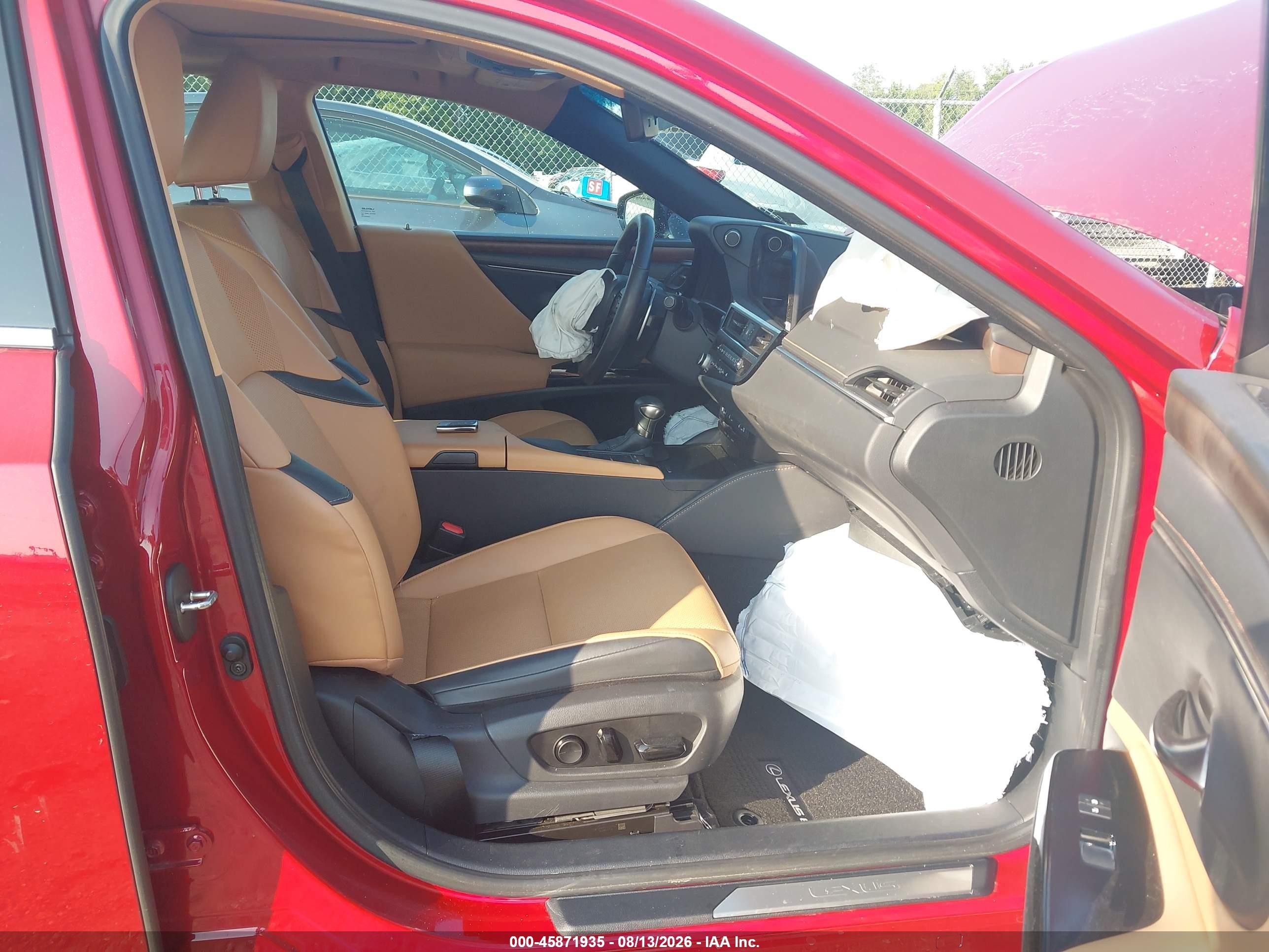 2022 Lexus ES 300h VIN 58ADA1C11NU016706 IAAI salvage auction — Front End, Salvage (Virginia), sold $7,200 on 2026-09-12 (photo 5)