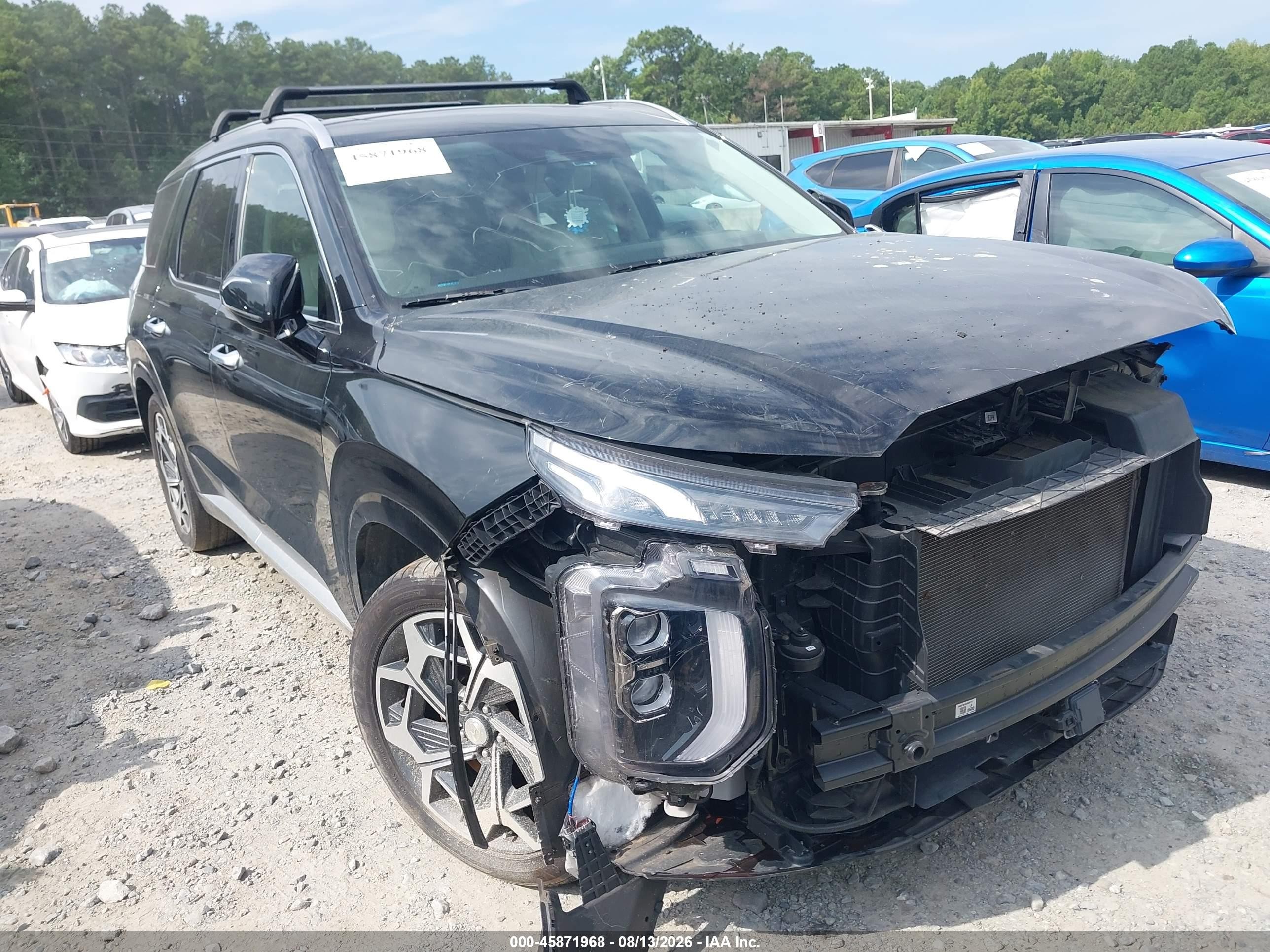 2021 Hyundai Palisade VIN KM8R7DHE4MU244173 — IAAI salvage auction photo