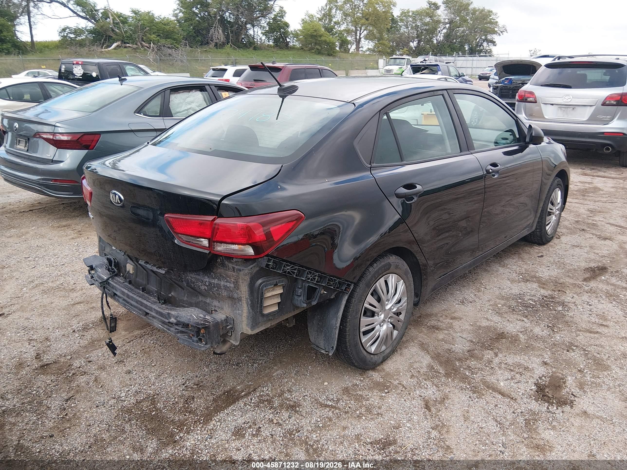 2018 Kia Rio VIN 3KPA24AB9JE080218 IAAI salvage auction — Side, Certificate Of Title (Nebraska), sold $1,100 on 2026-09-05 (photo 4)