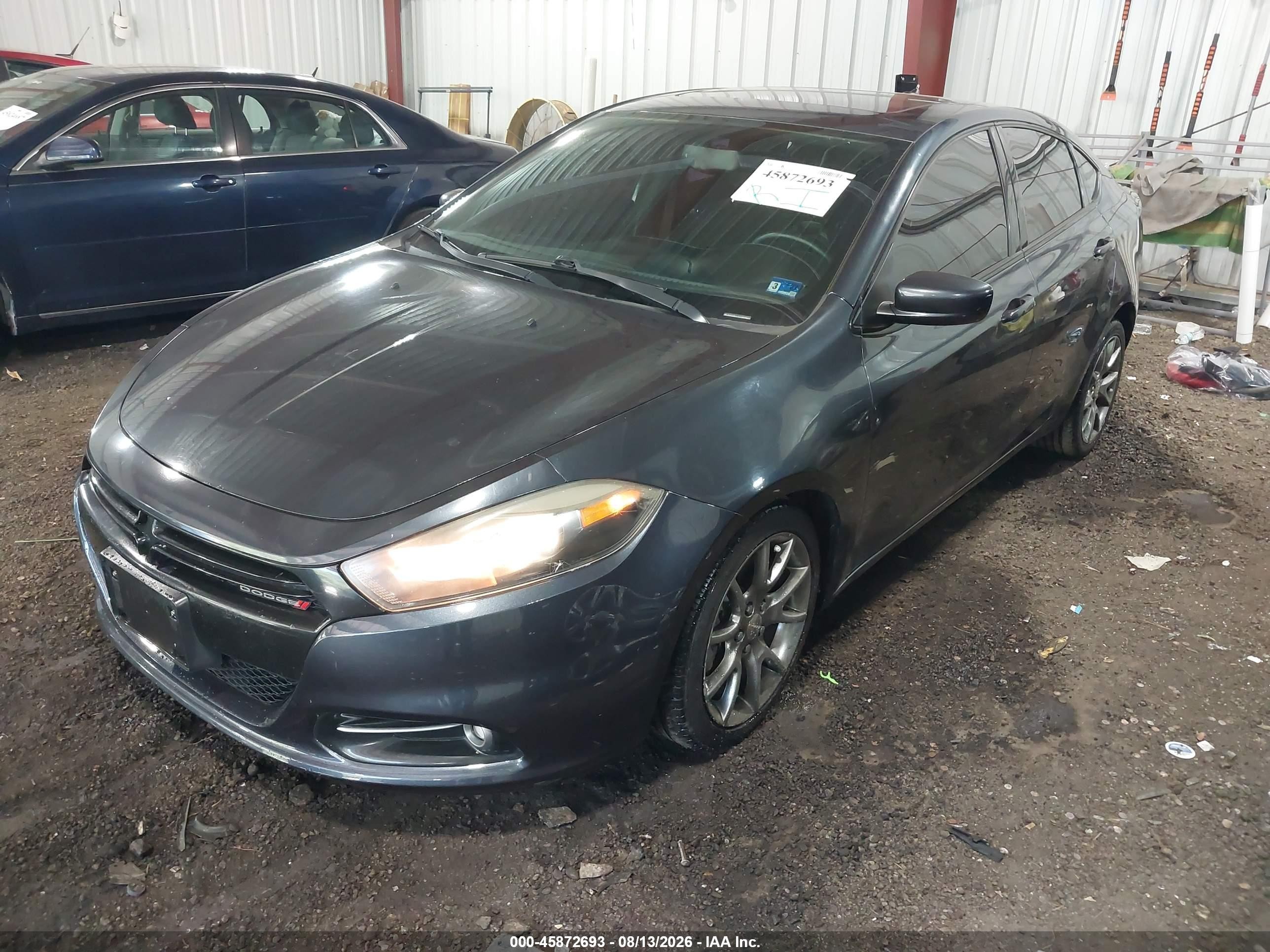 2014 Dodge Dart VIN 1C3CDFBB0ED721409 IAAI salvage auction — Rear End, Salvage (Virginia), sold $475 on 2026-09-03 (photo 2)